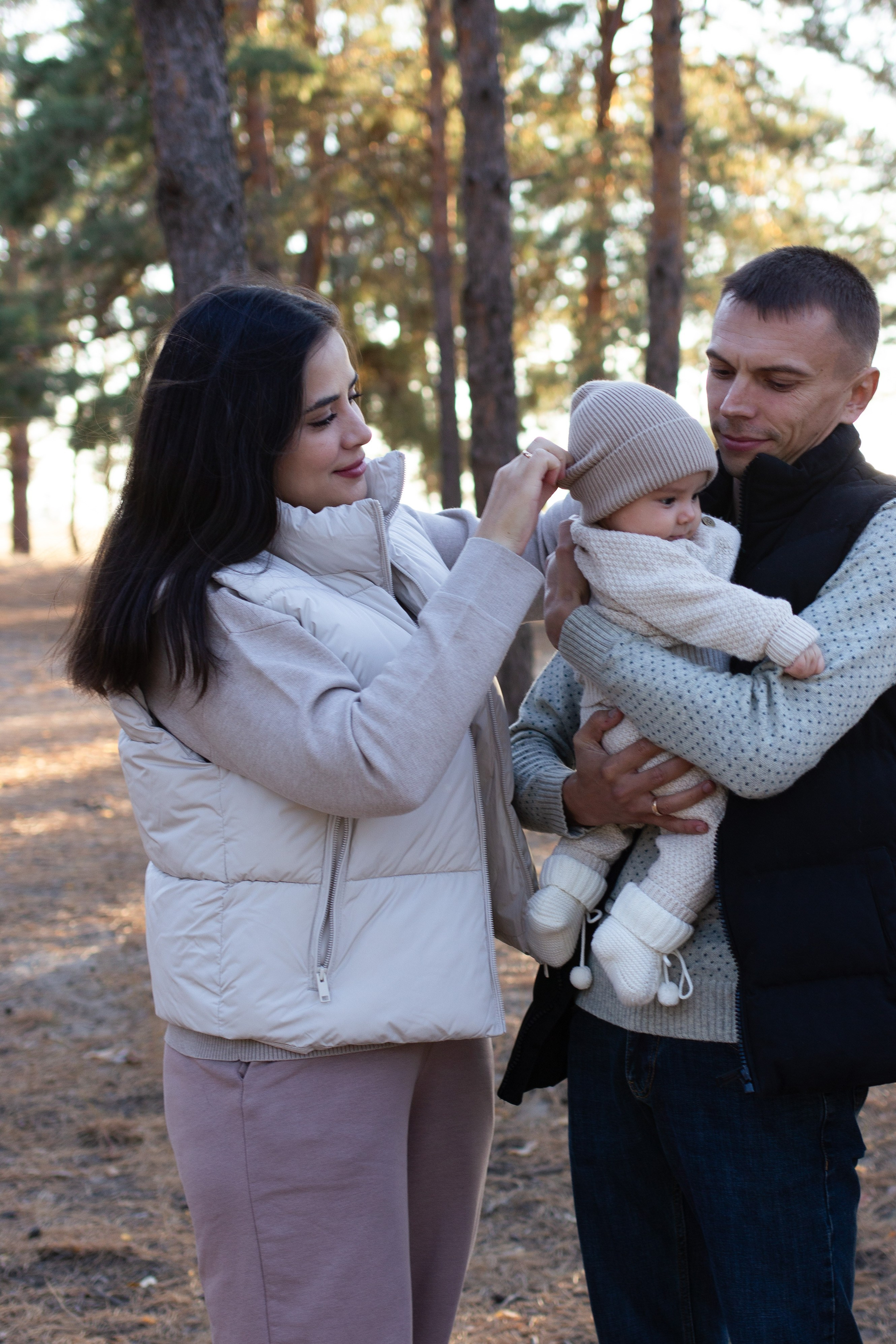 Семья лес. Newborn-barykina.ru