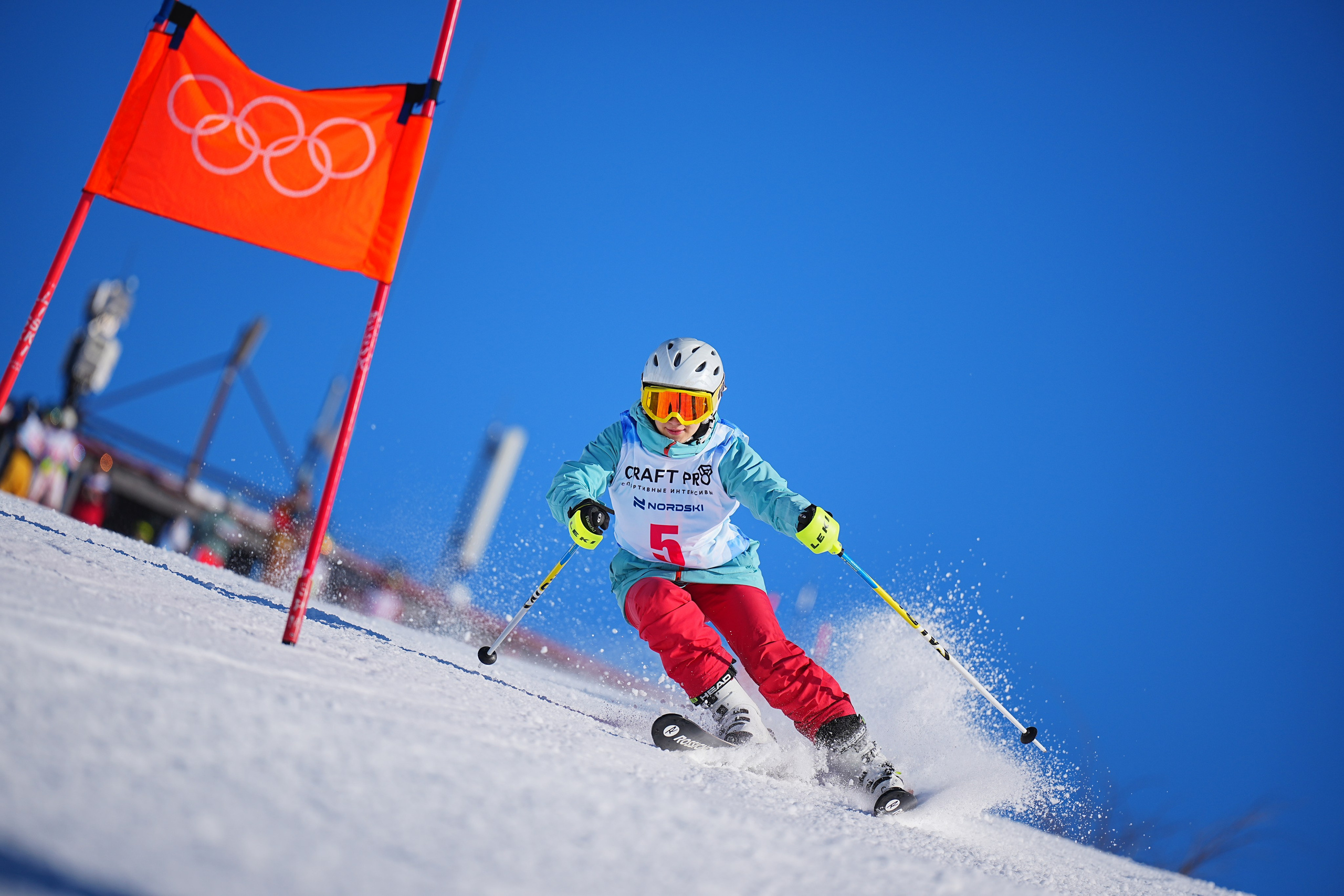 Шуколово. Открытое Первенство МФТИ по горным лыжам. GS, Telemark, 2024. Фотограф Студитский Евгений