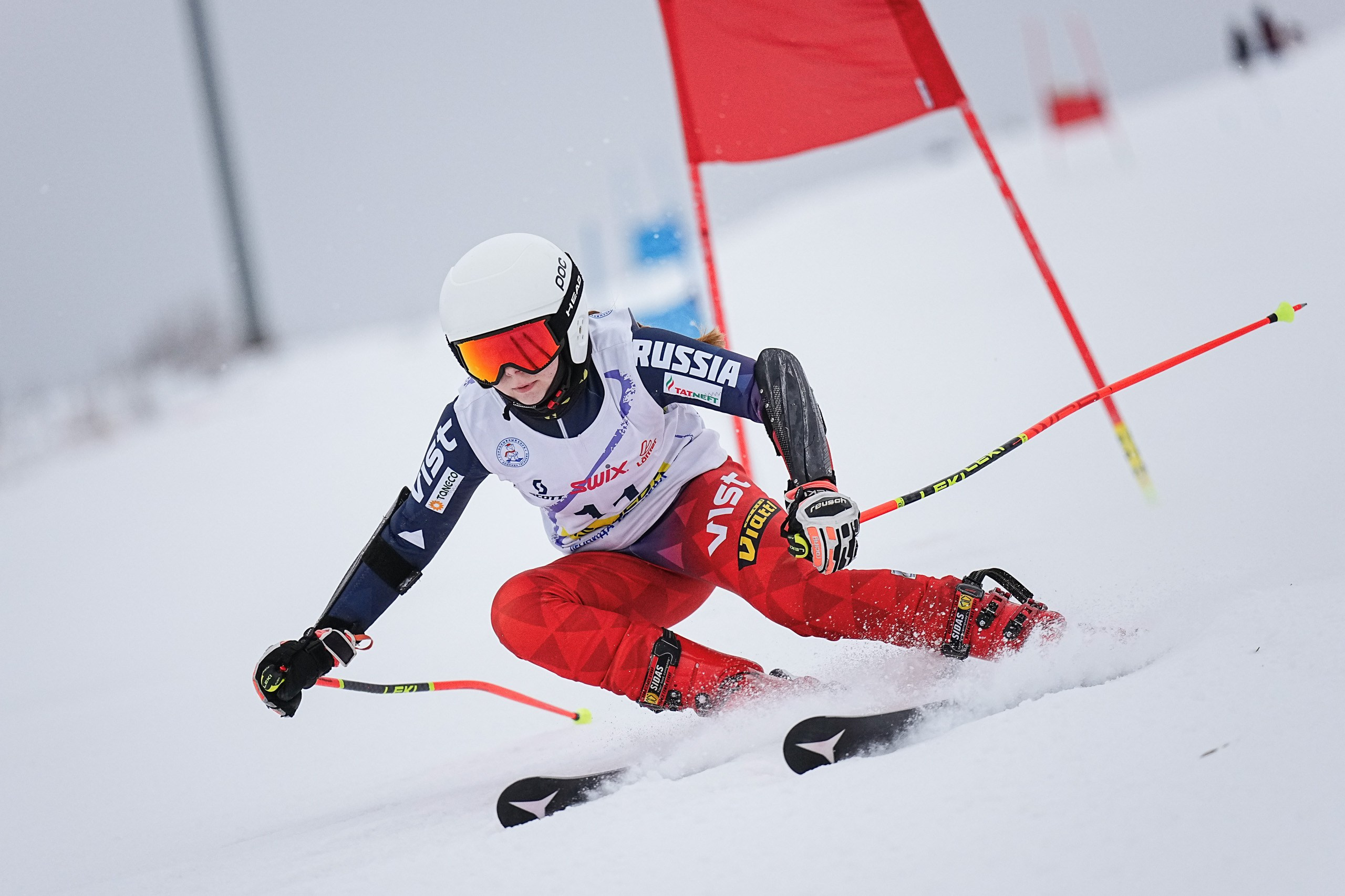 Горные лыжи. Первенство Центрального Федерального Округа. GS U16 Шуколово. Фотограф Студитский Евгений
