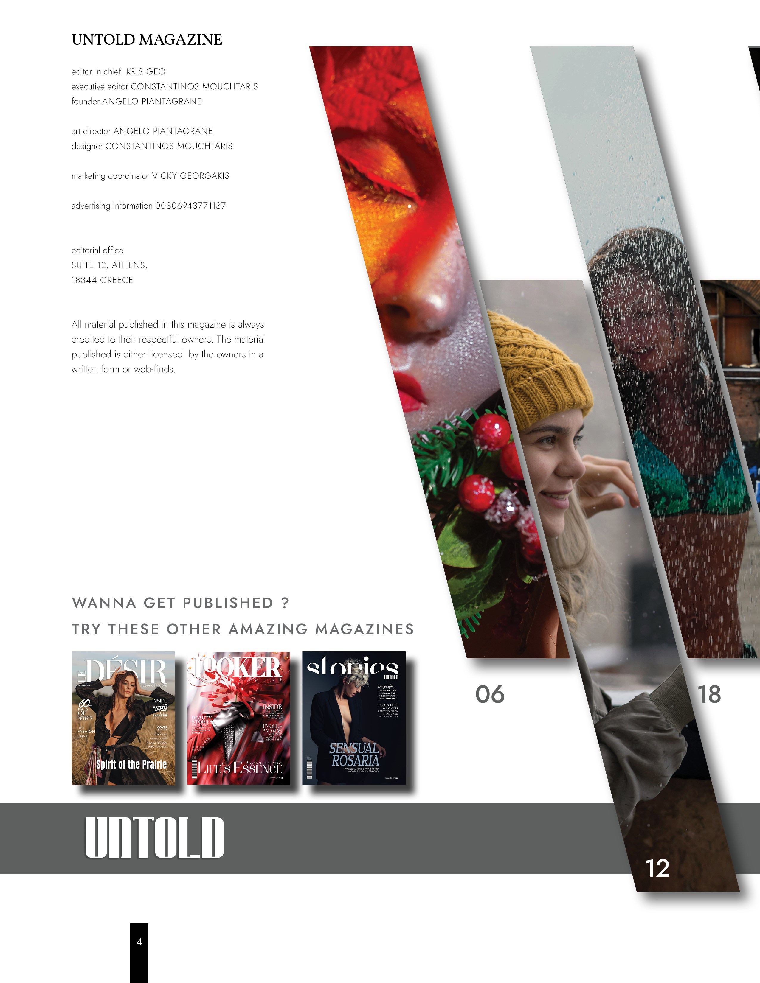 Журнал Untold. Фотограф Тати Орёл