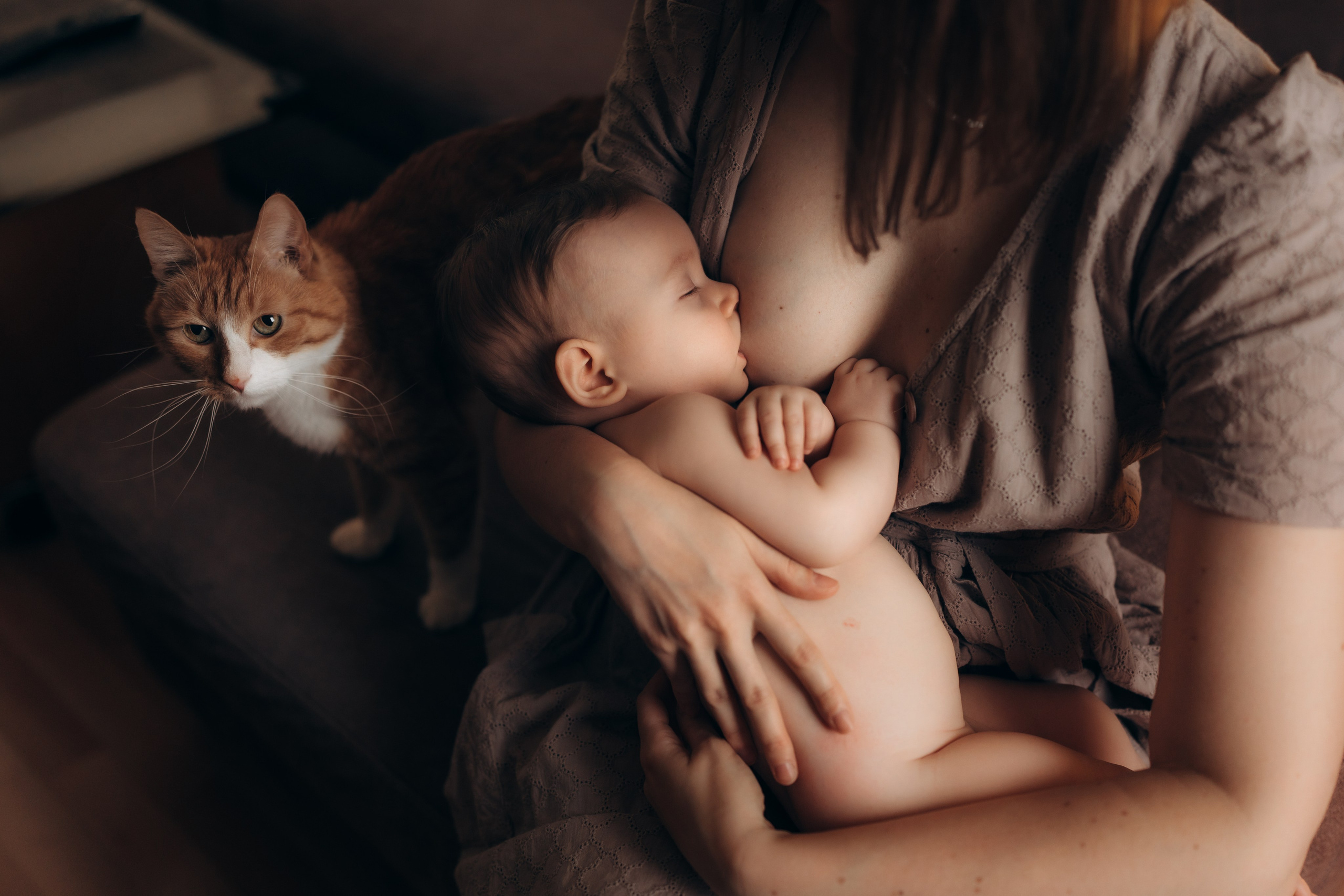 Домашняя фотосессия мамы и дочки. Детский, семейный и ньюборн фотограф в Москве Юлия Шуарт