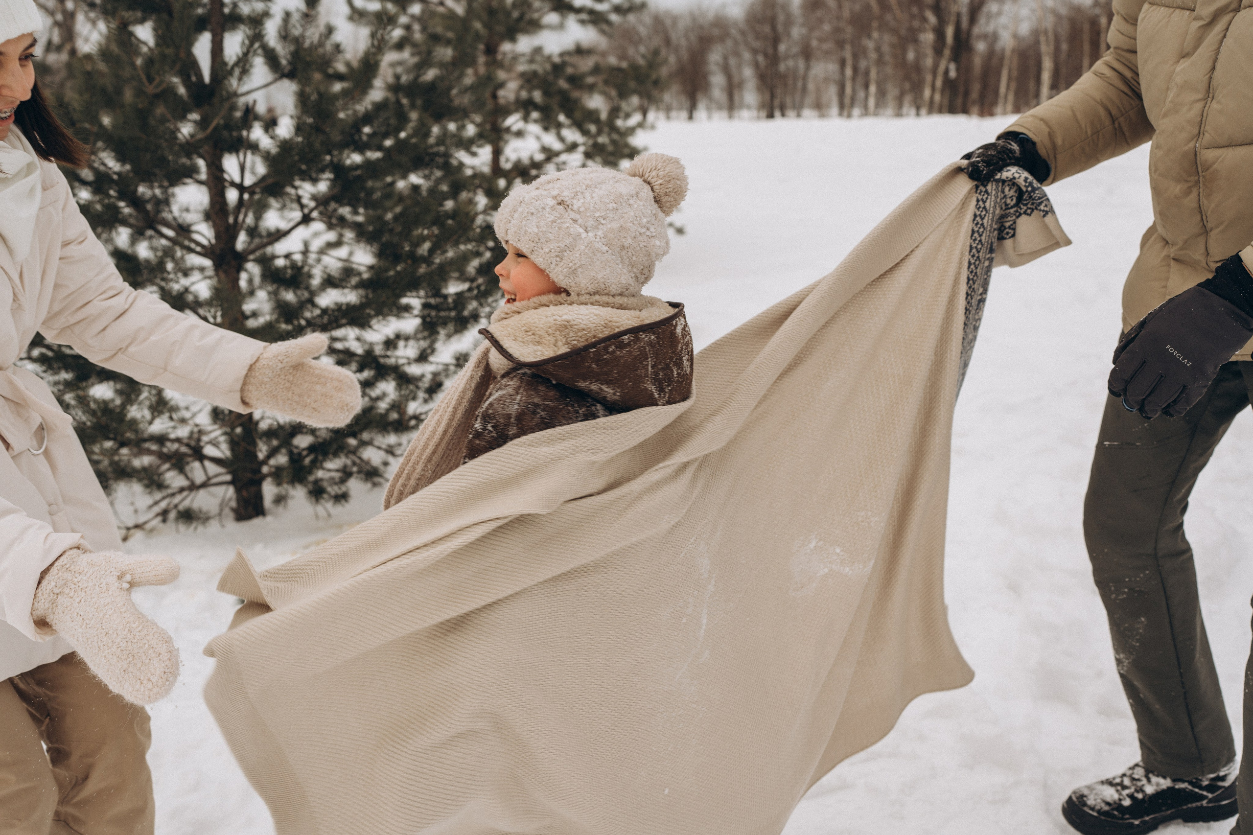 Зимняя семейная фотосессия. Детский, семейный и ньюборн фотограф в Москве Юлия Шуарт