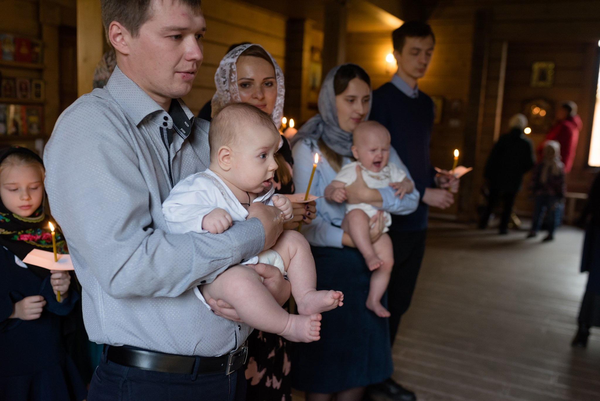 Крещение в церкви. Свадебный и семейный фотограф из Санкт-Петербурга Климов Анатолий