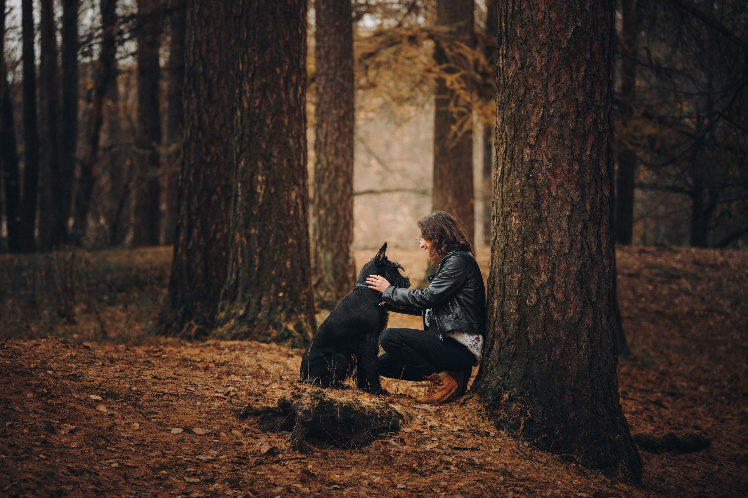 Даша и Умбра. Семейный фотограф анималист Ананьева Мария — Москва