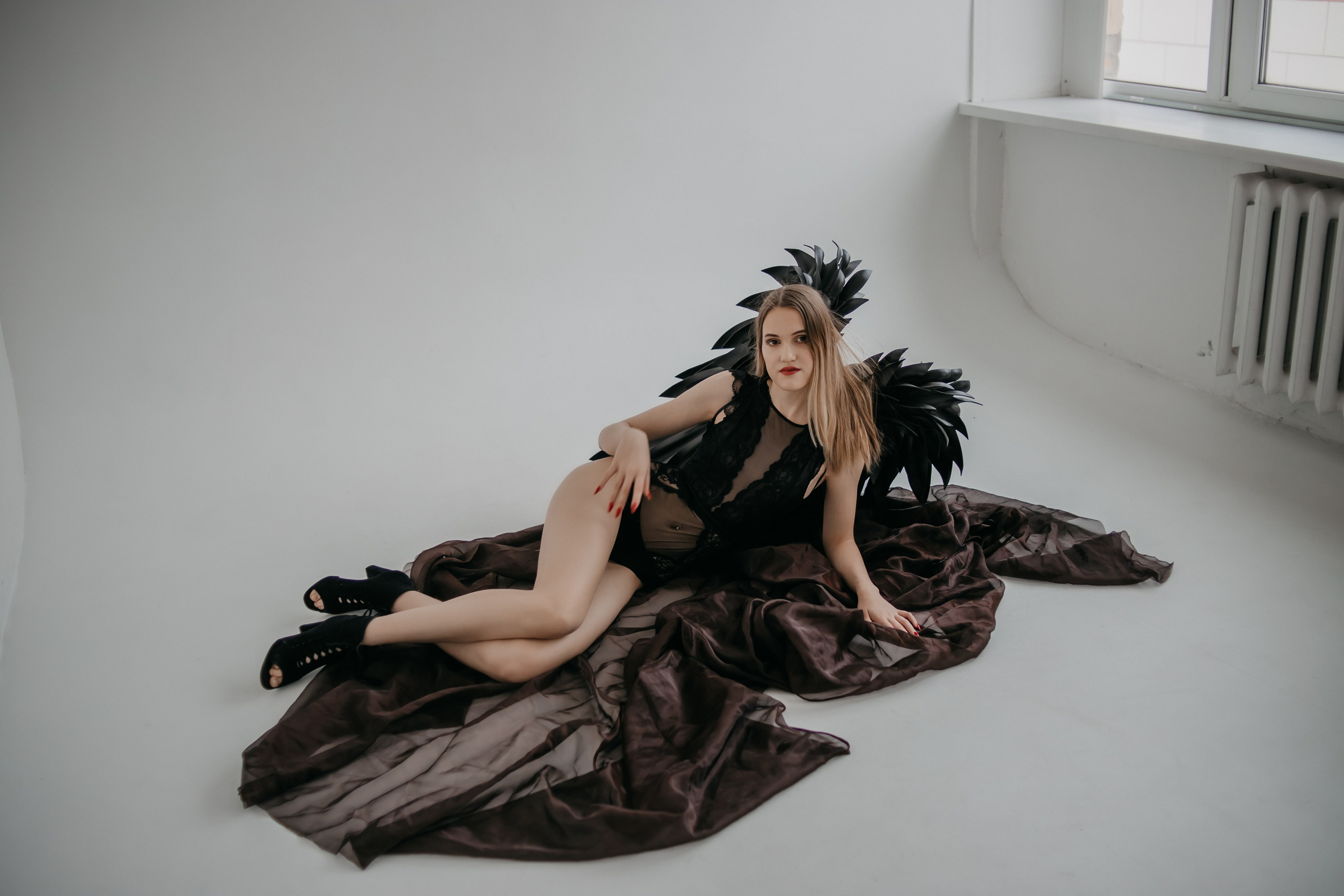 Татьяна. Черный ангел. Фотограф Регина Крикунова г. Красноярск