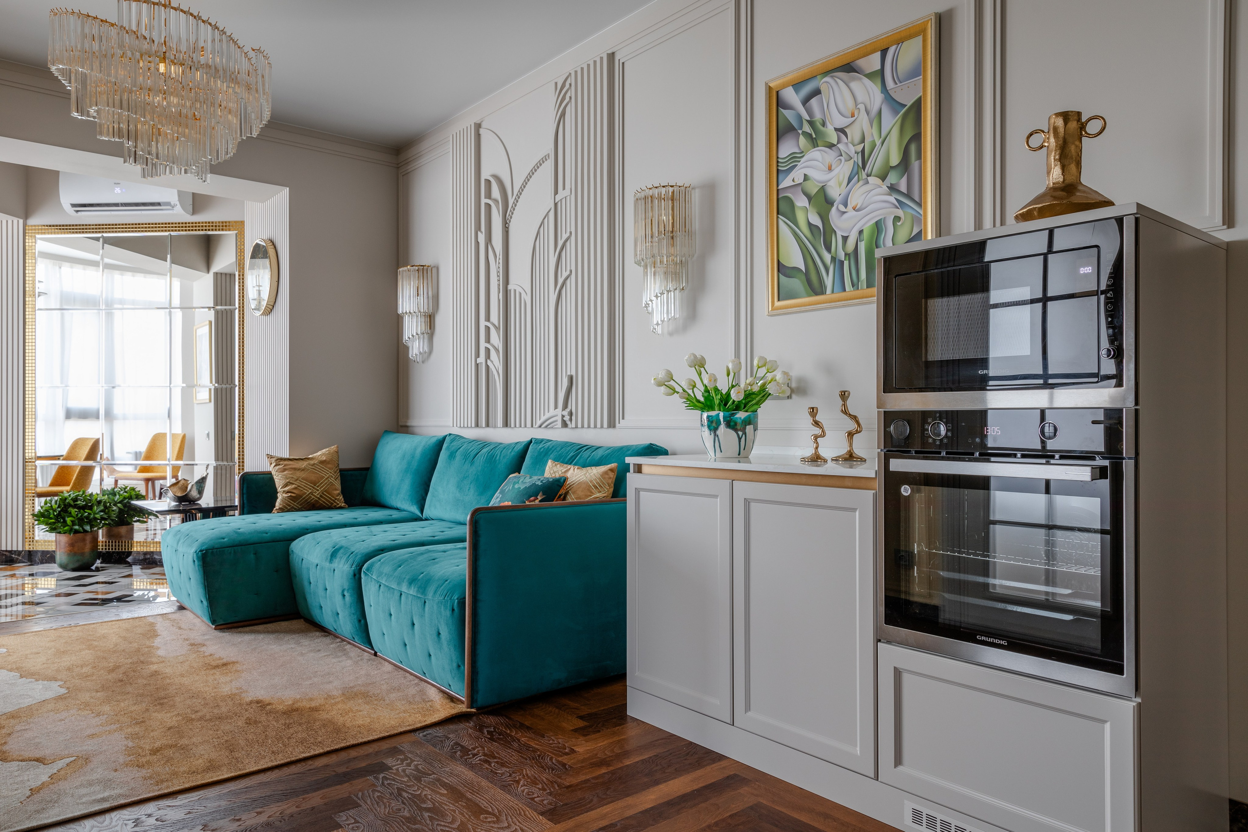 Интерьерная фотосъемка дизайн проекта в ЖК "Красная Площадь". Интерьерный фотограф Москва