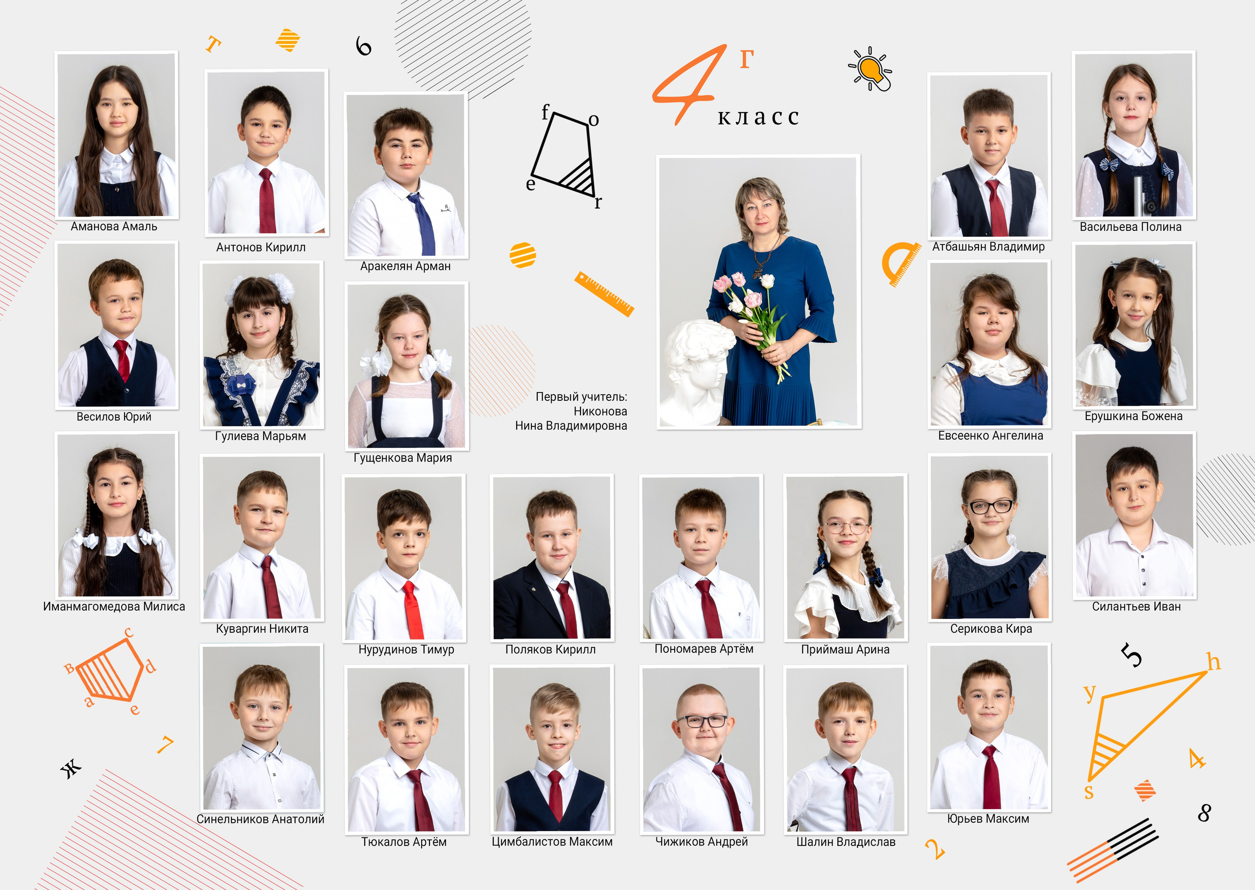 4 класс. Фотографы в г. Астрахань Сергей и Елена Бовтуновы