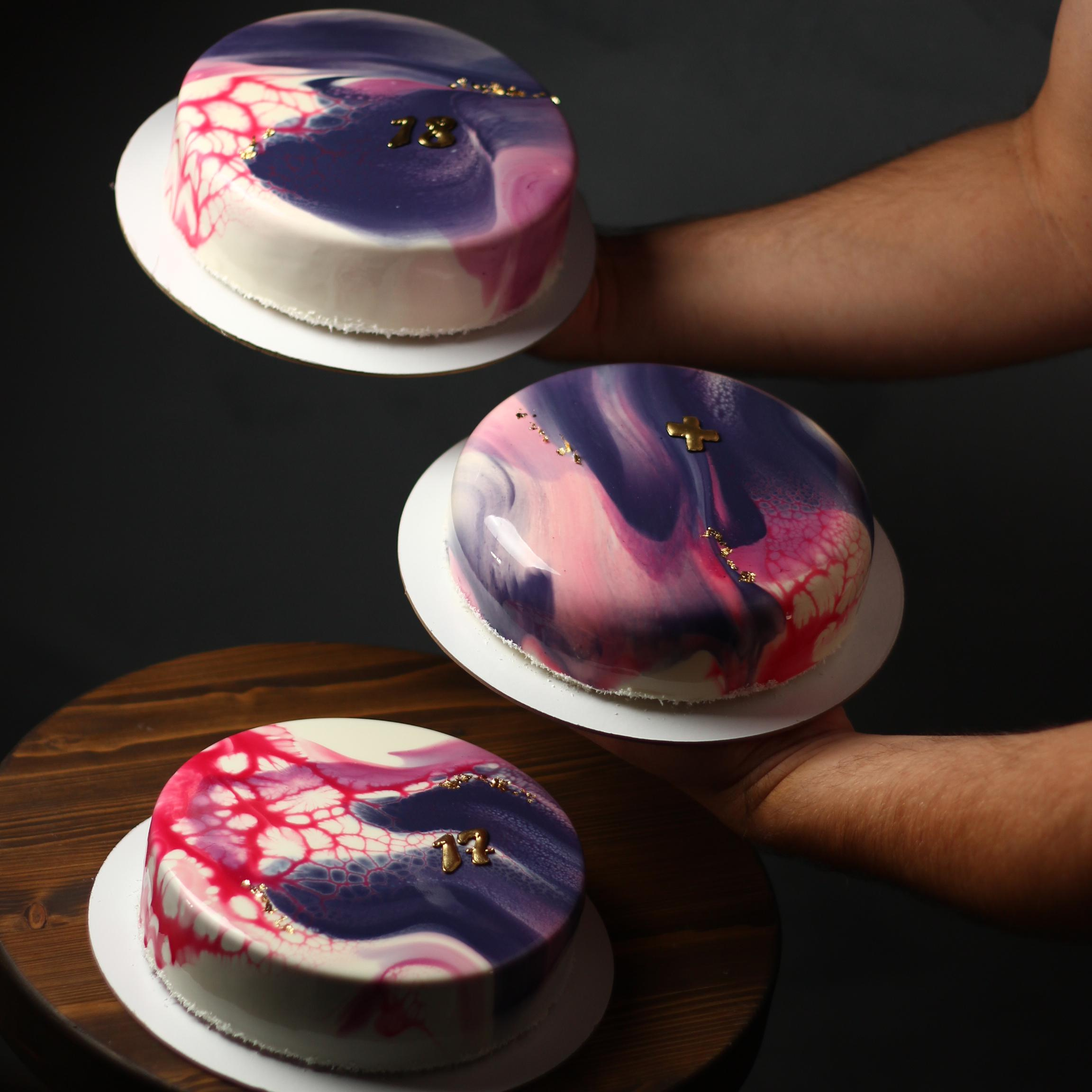 Варианты женских муссовых тортов. Кондитер Наталья Ташматова