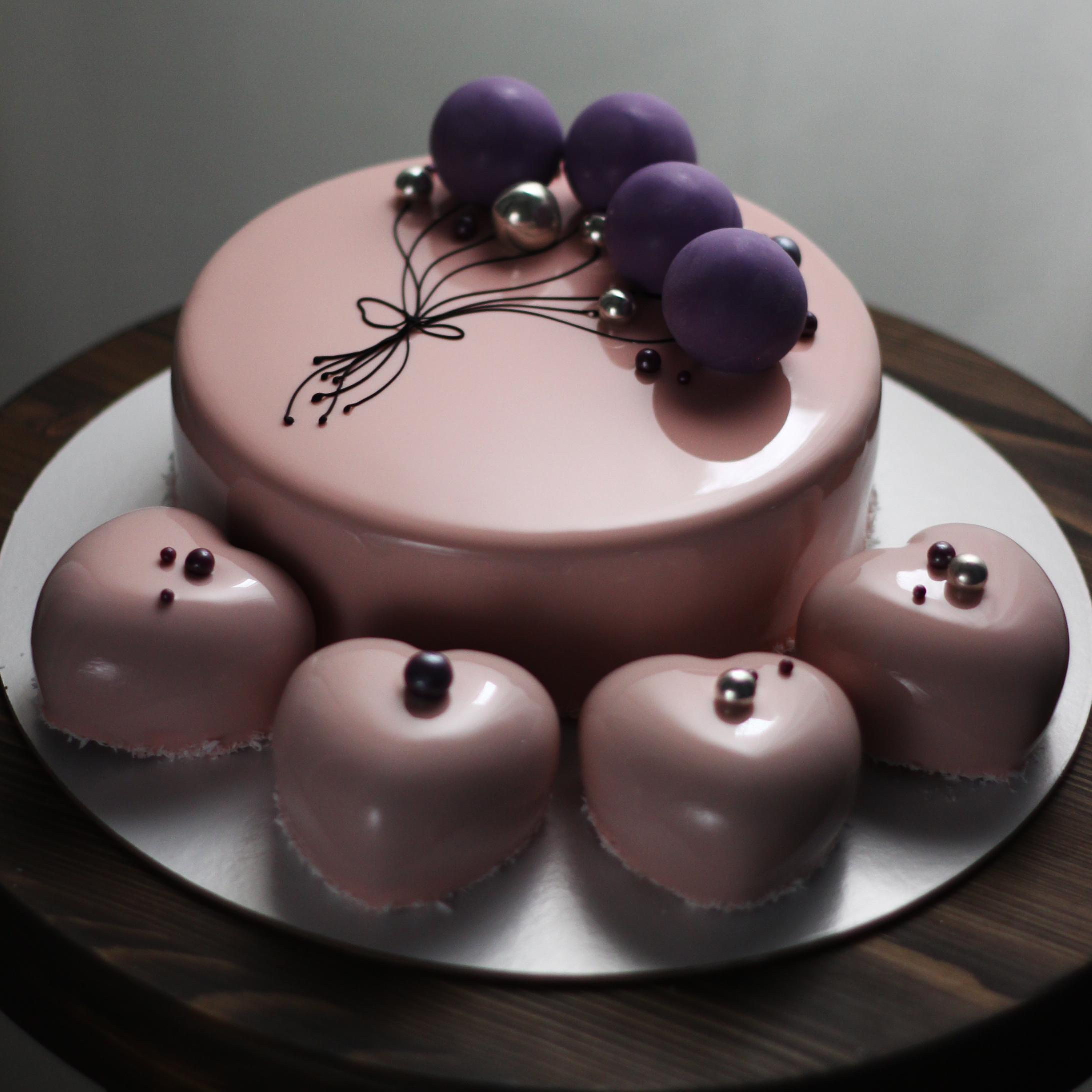 Варианты женских муссовых тортов. Кондитер Наталья Ташматова