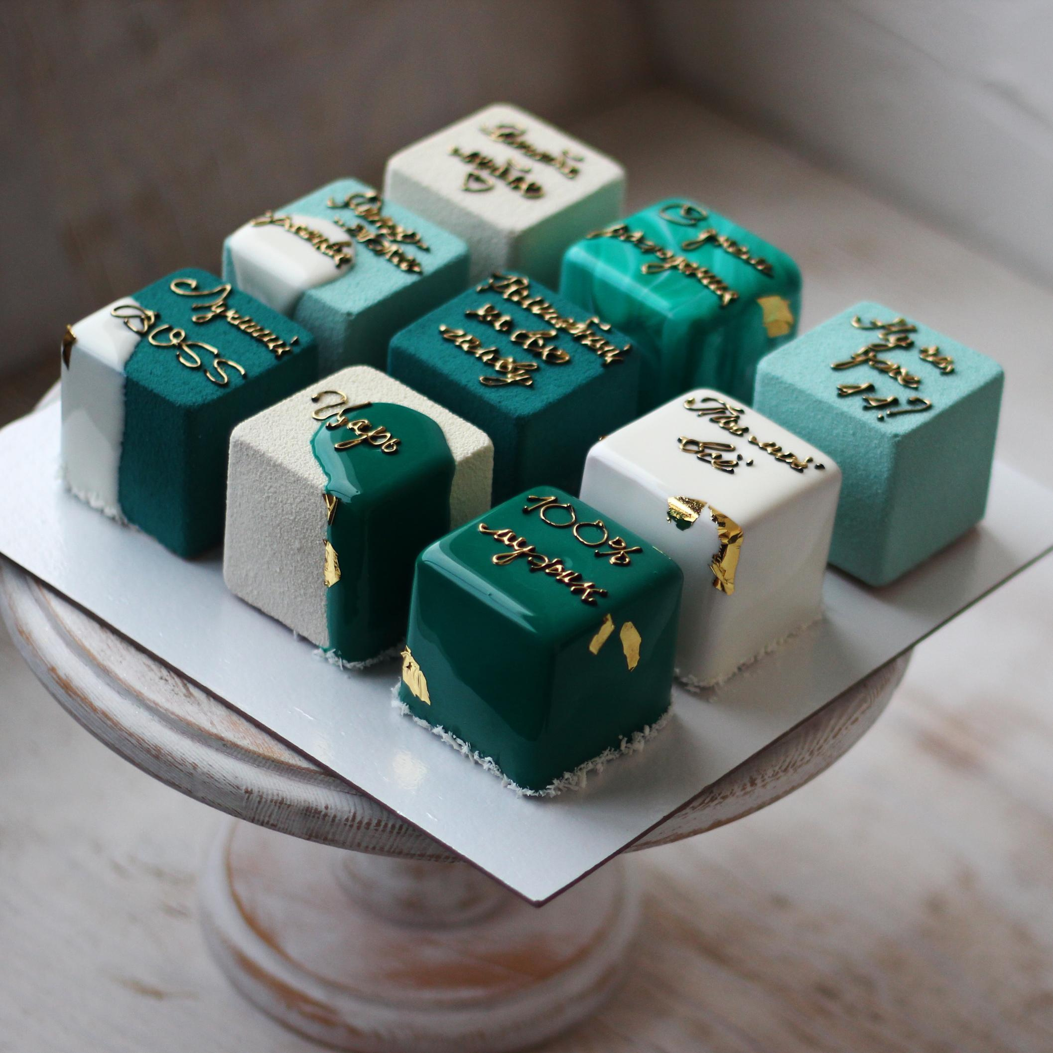 Варианты мужских муссовых тортов. Кондитер Наталья Ташматова