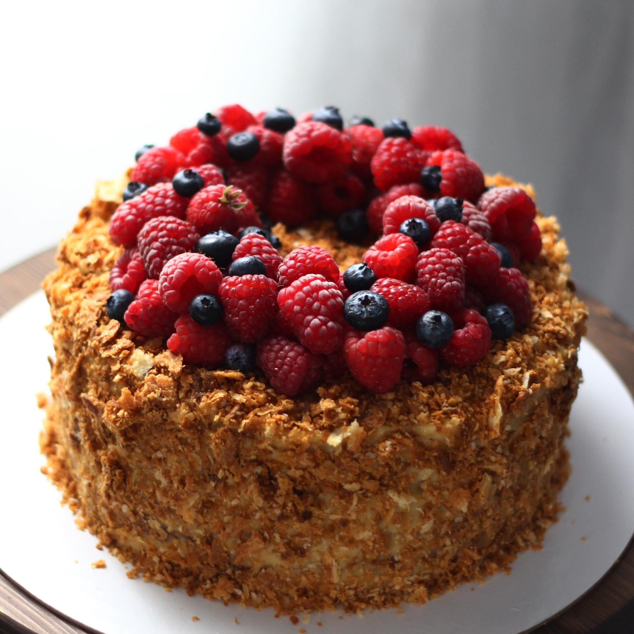 Варианты наполеона и медовика. Кондитер Наталья Ташматова