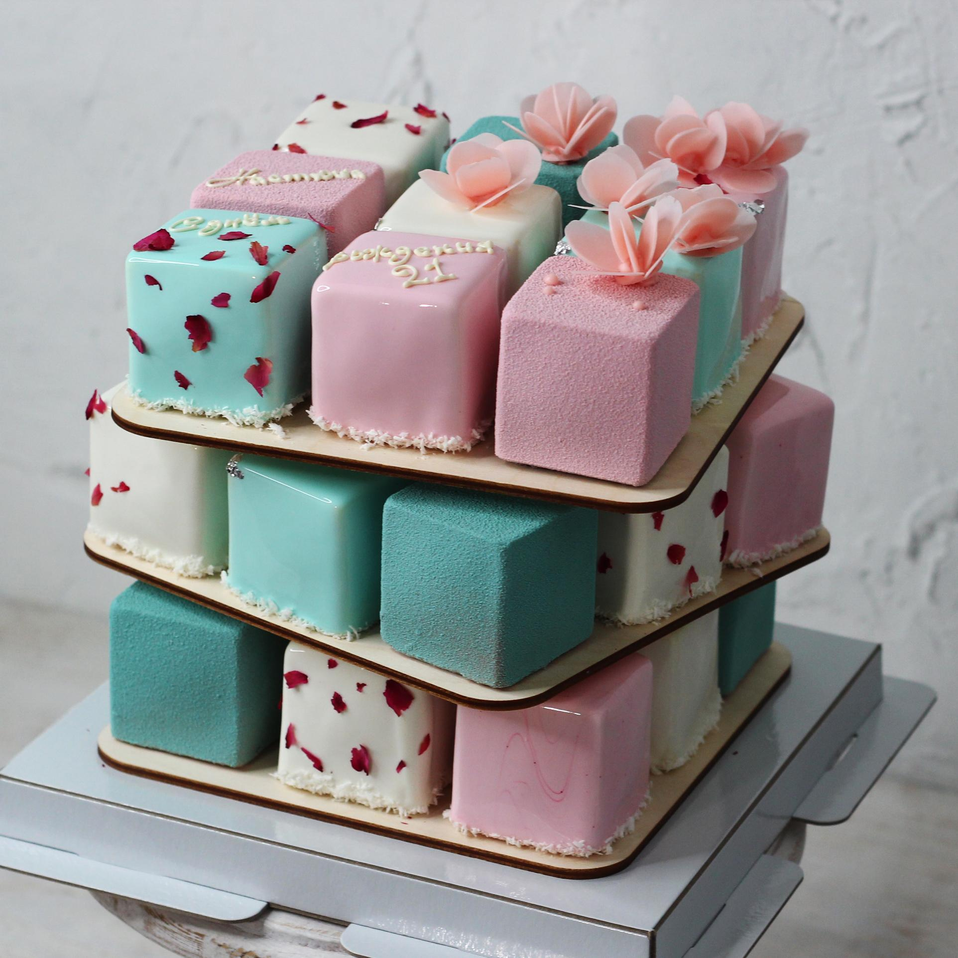 Варианты женских муссовых тортов. Кондитер Наталья Ташматова