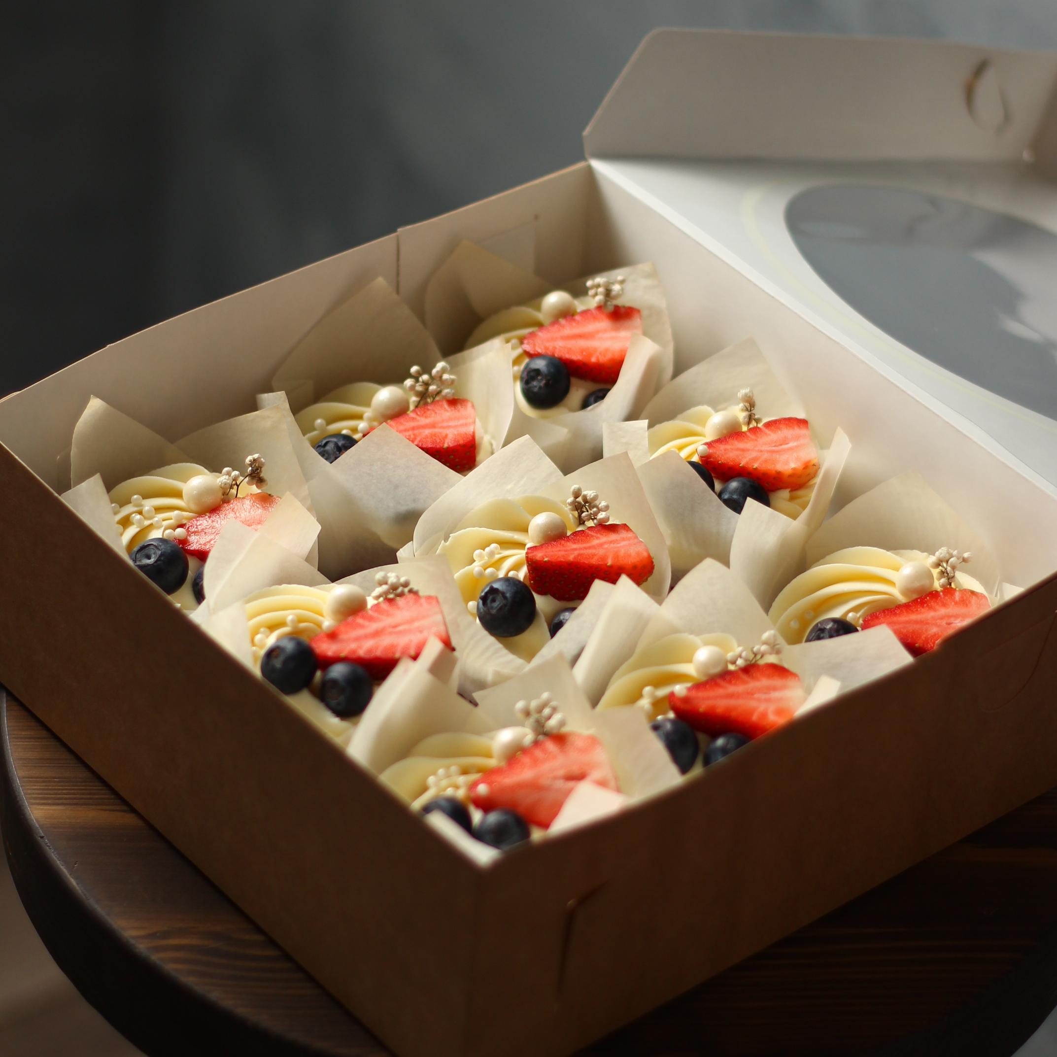 Варианты трайфлов и капкейков. Кондитер Наталья Ташматова