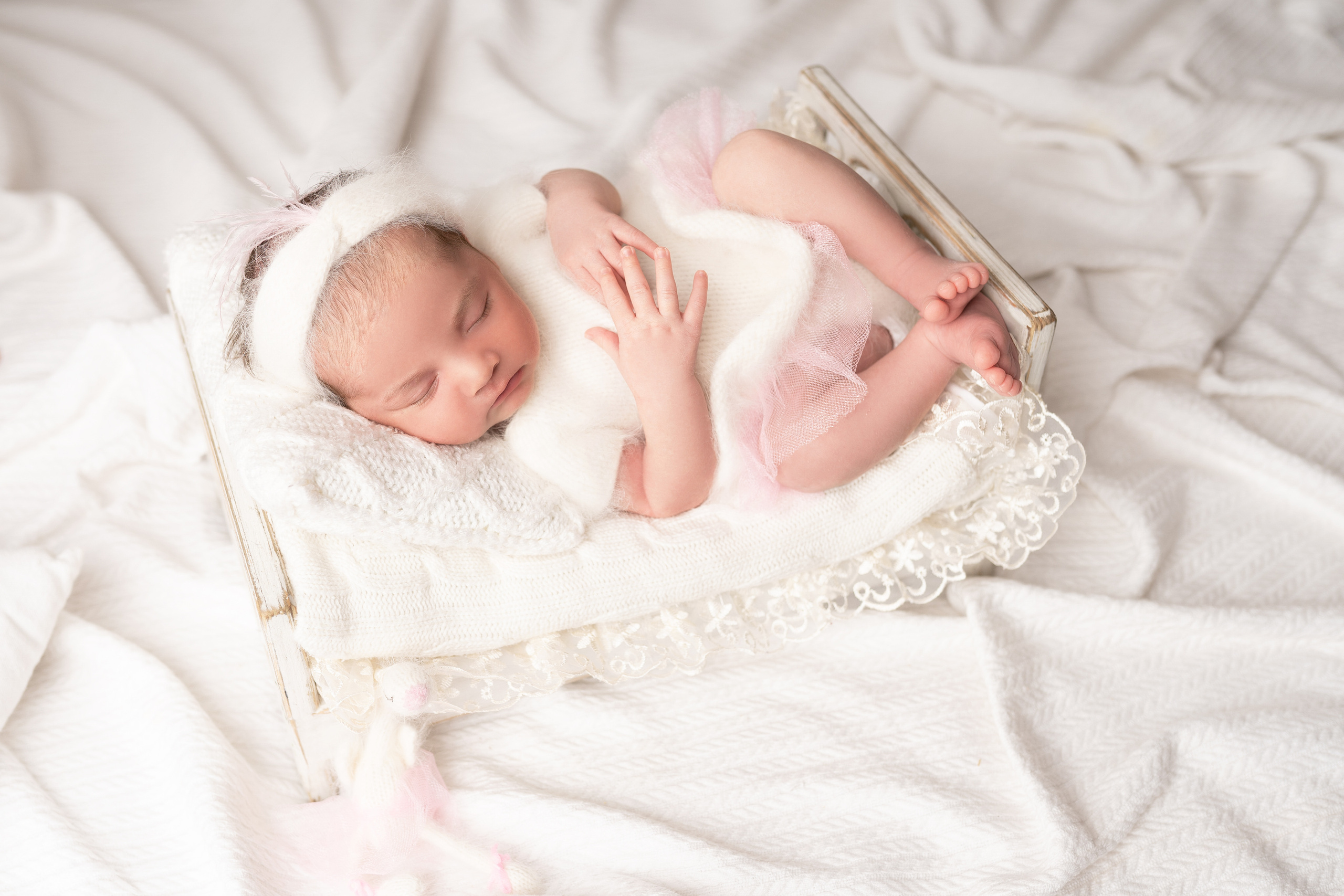 Кария. Фотограф новорождённых в Минске. Годик под ключ