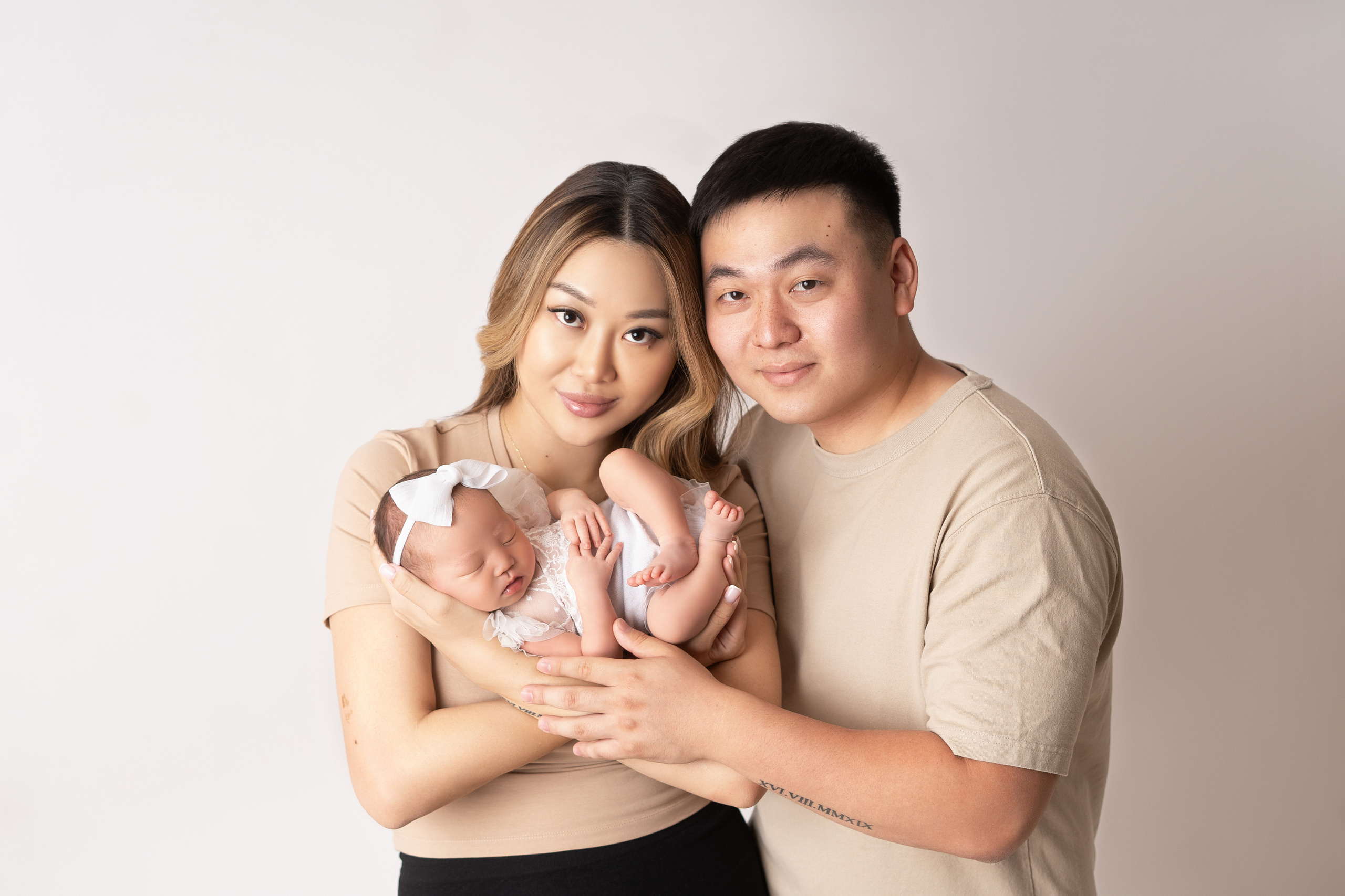 Адриана. Фотограф новорождённых в Минске. Годик под ключ