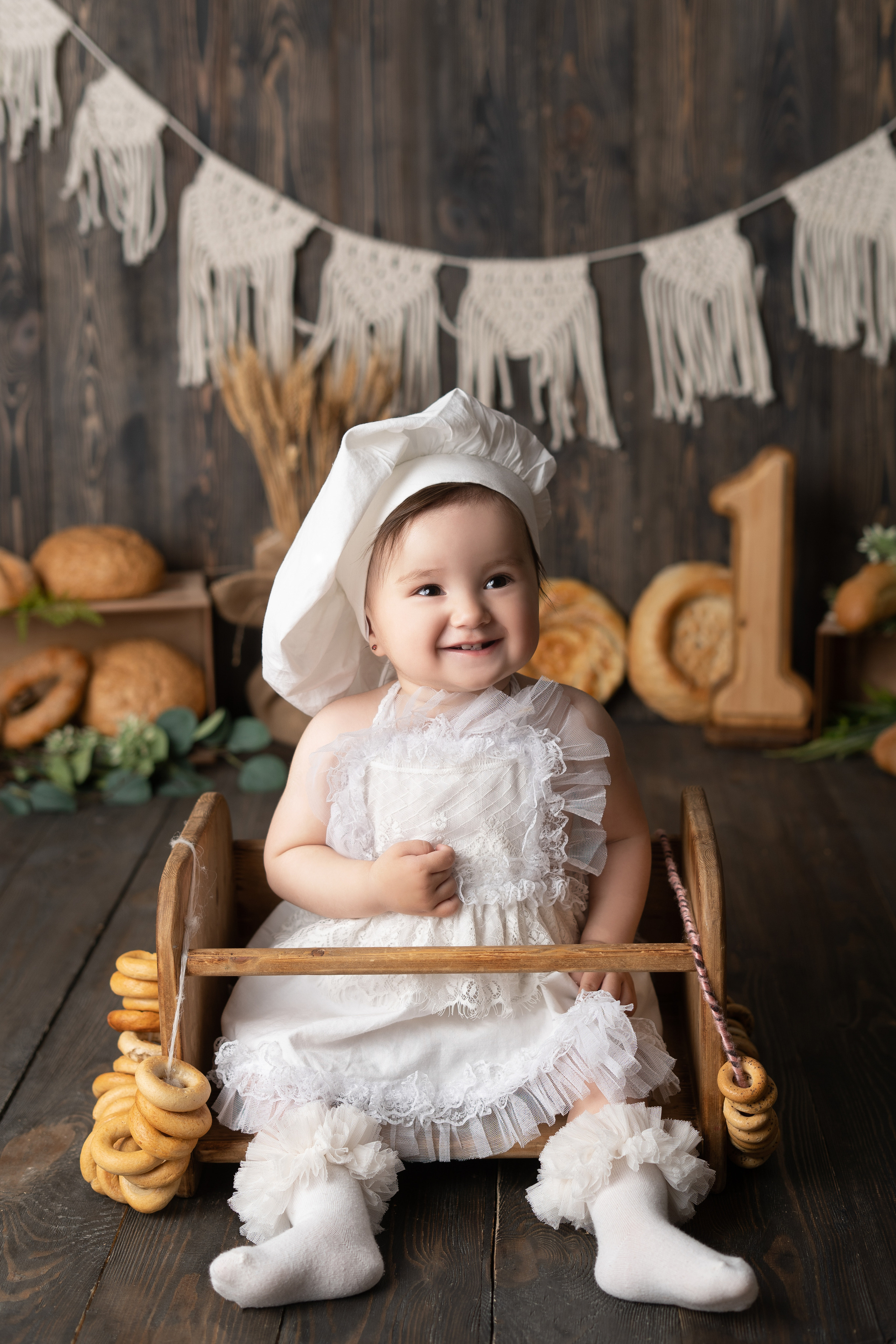 София. Фотограф новорождённых в Минске. Годик под ключ