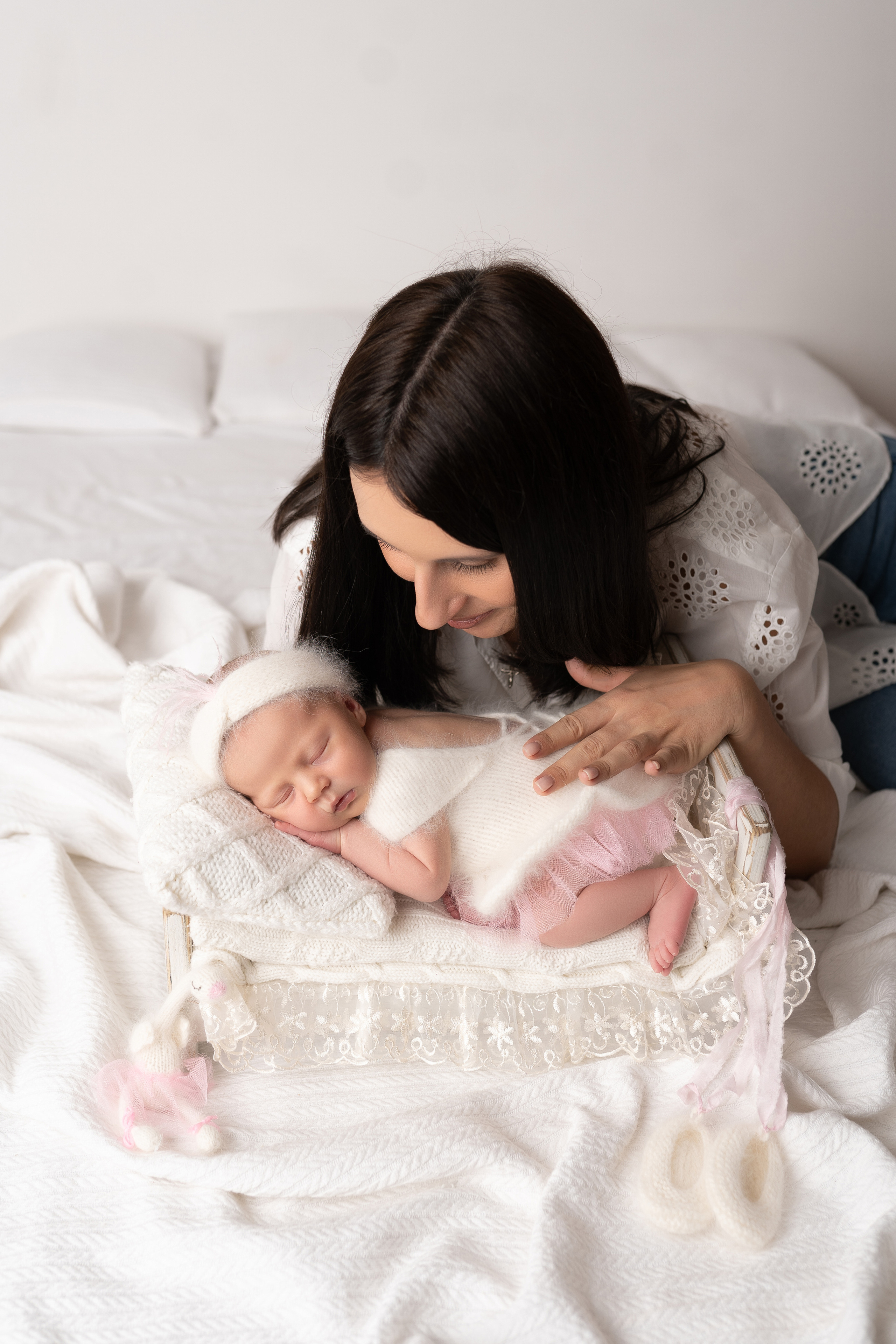 Вероника. Фотограф новорождённых в Минске. Годик под ключ