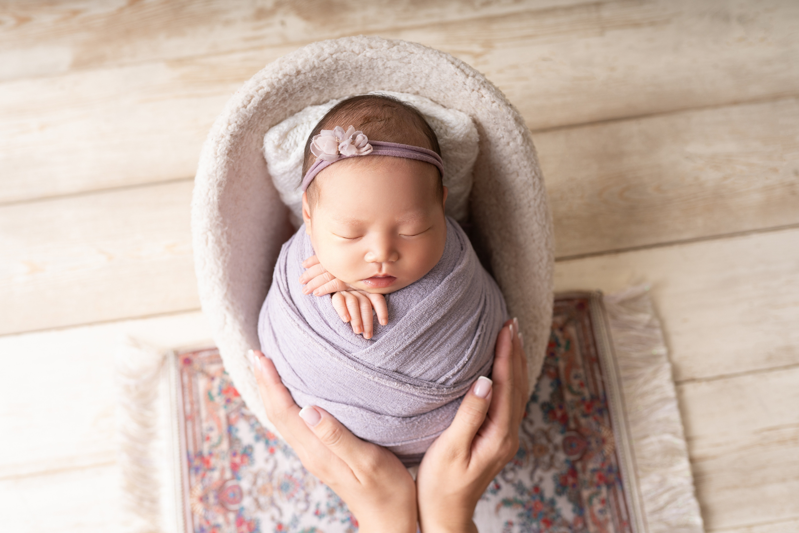 Адриана. Фотограф новорождённых в Минске. Годик под ключ