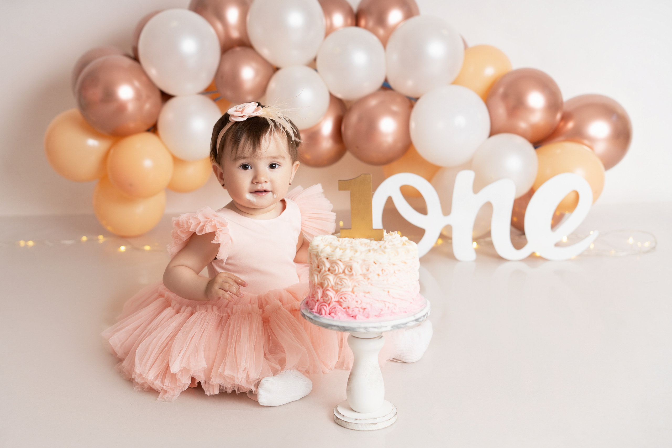 София. Фотограф новорождённых в Минске. Годик под ключ