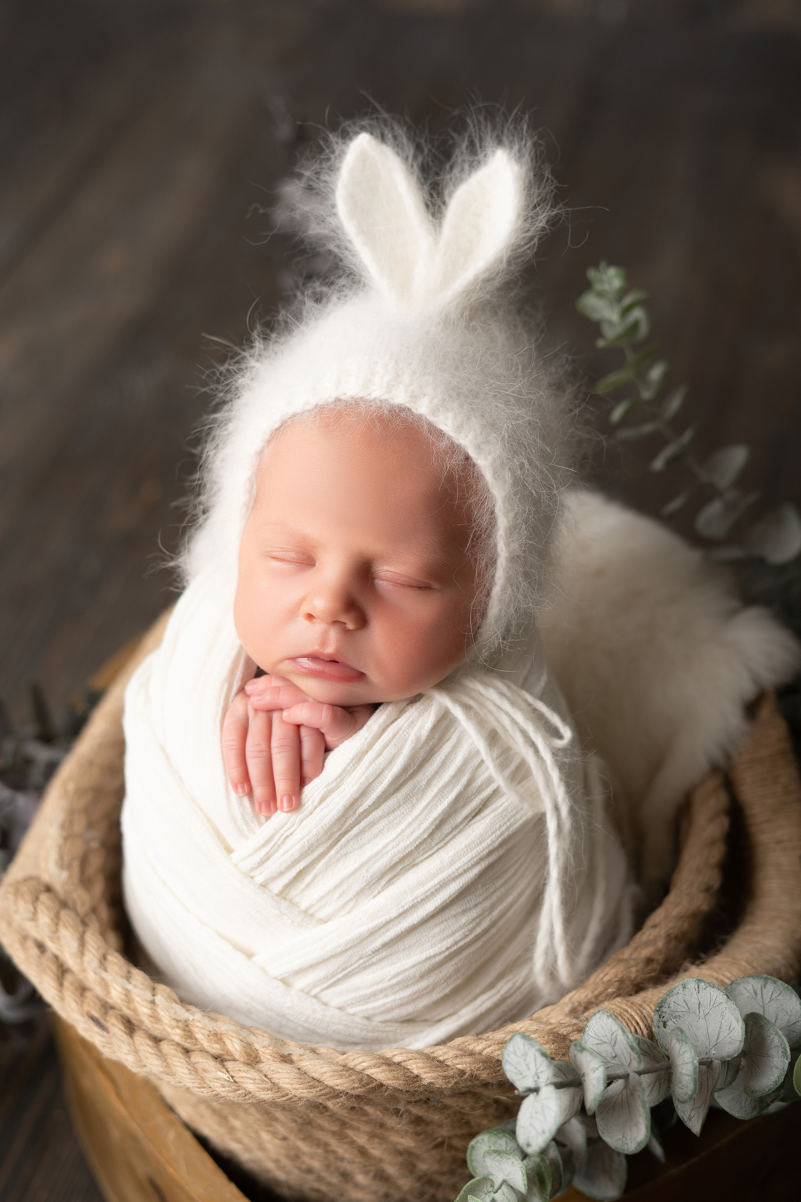 Вероника. Фотограф новорождённых в Минске. Годик под ключ