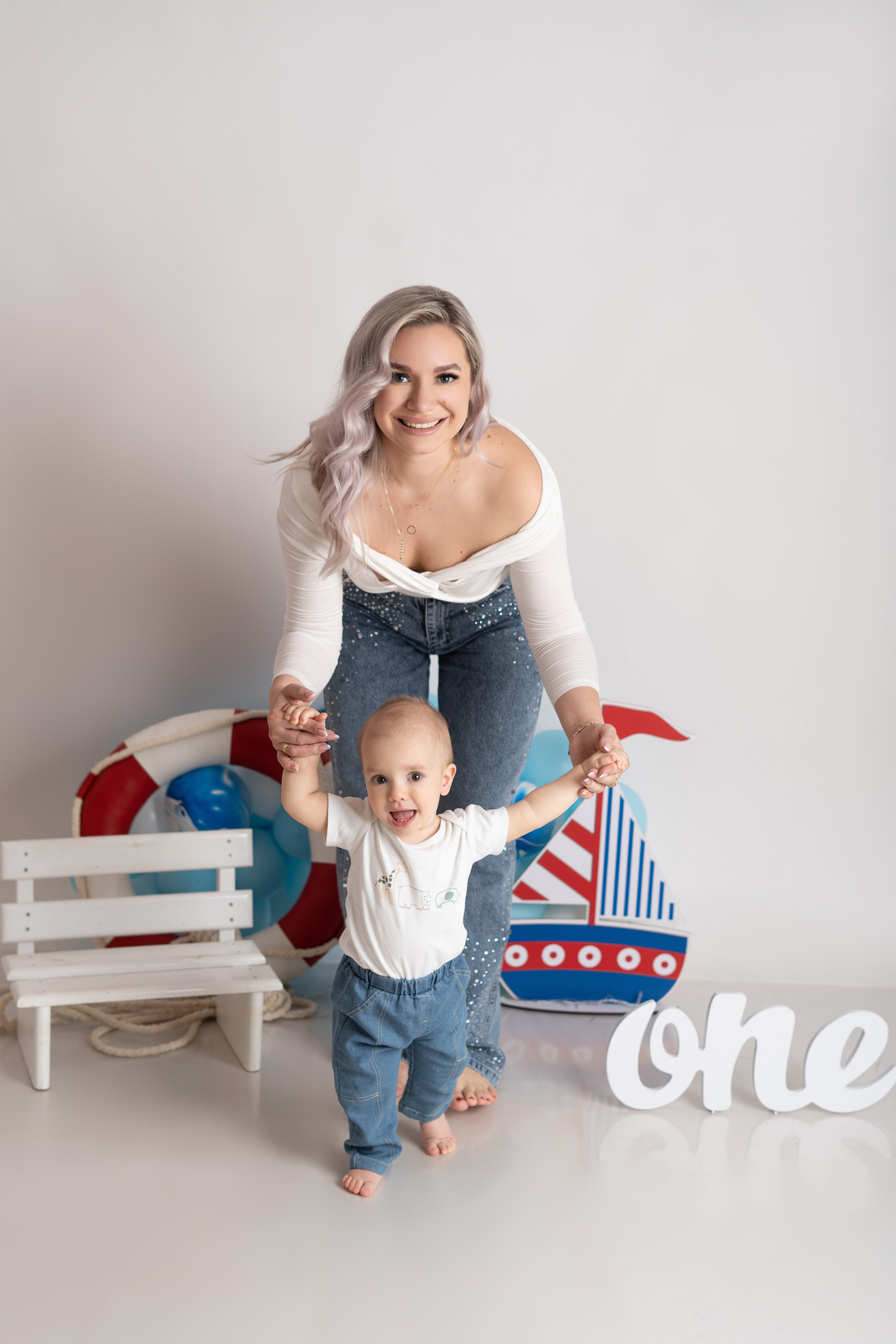 Константин. Фотограф новорождённых в Минске. Годик под ключ