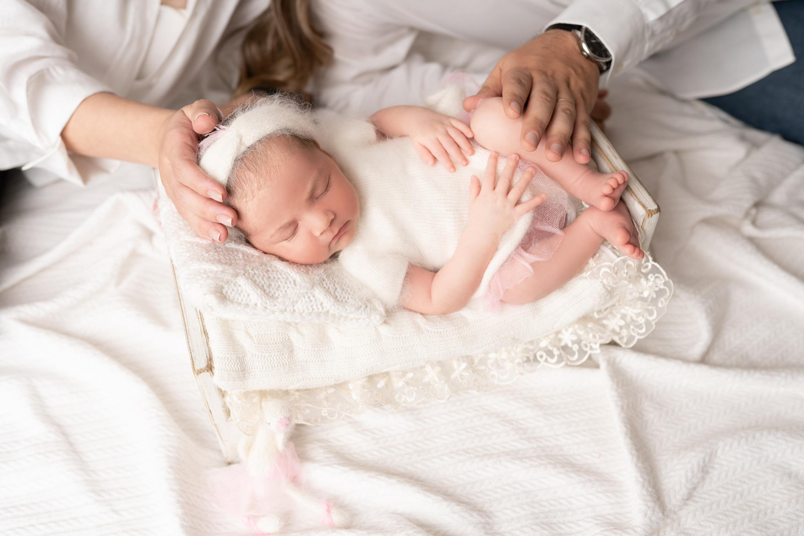 Кария. Фотограф новорождённых в Минске. Годик под ключ