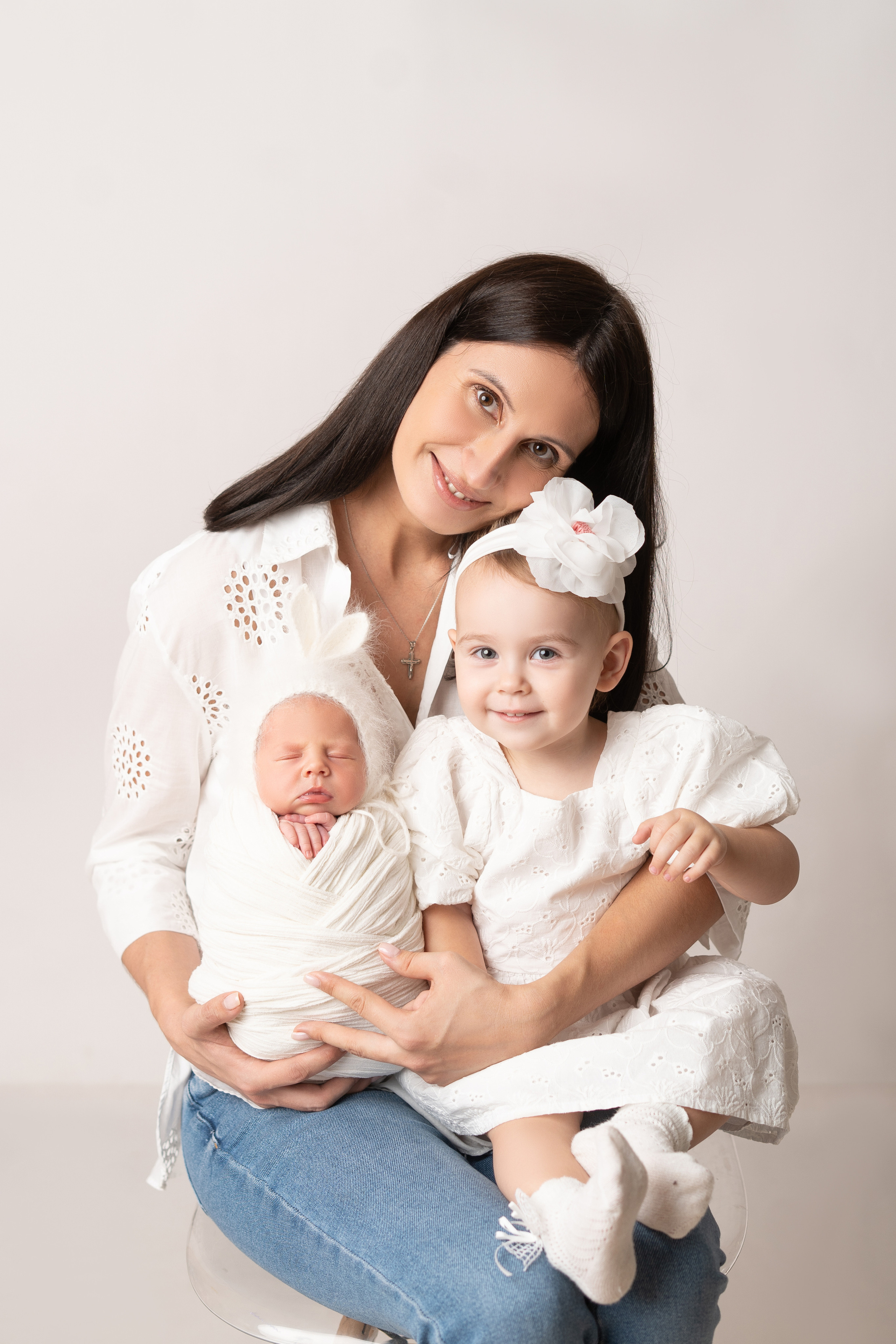 Вероника. Фотограф новорождённых в Минске. Годик под ключ