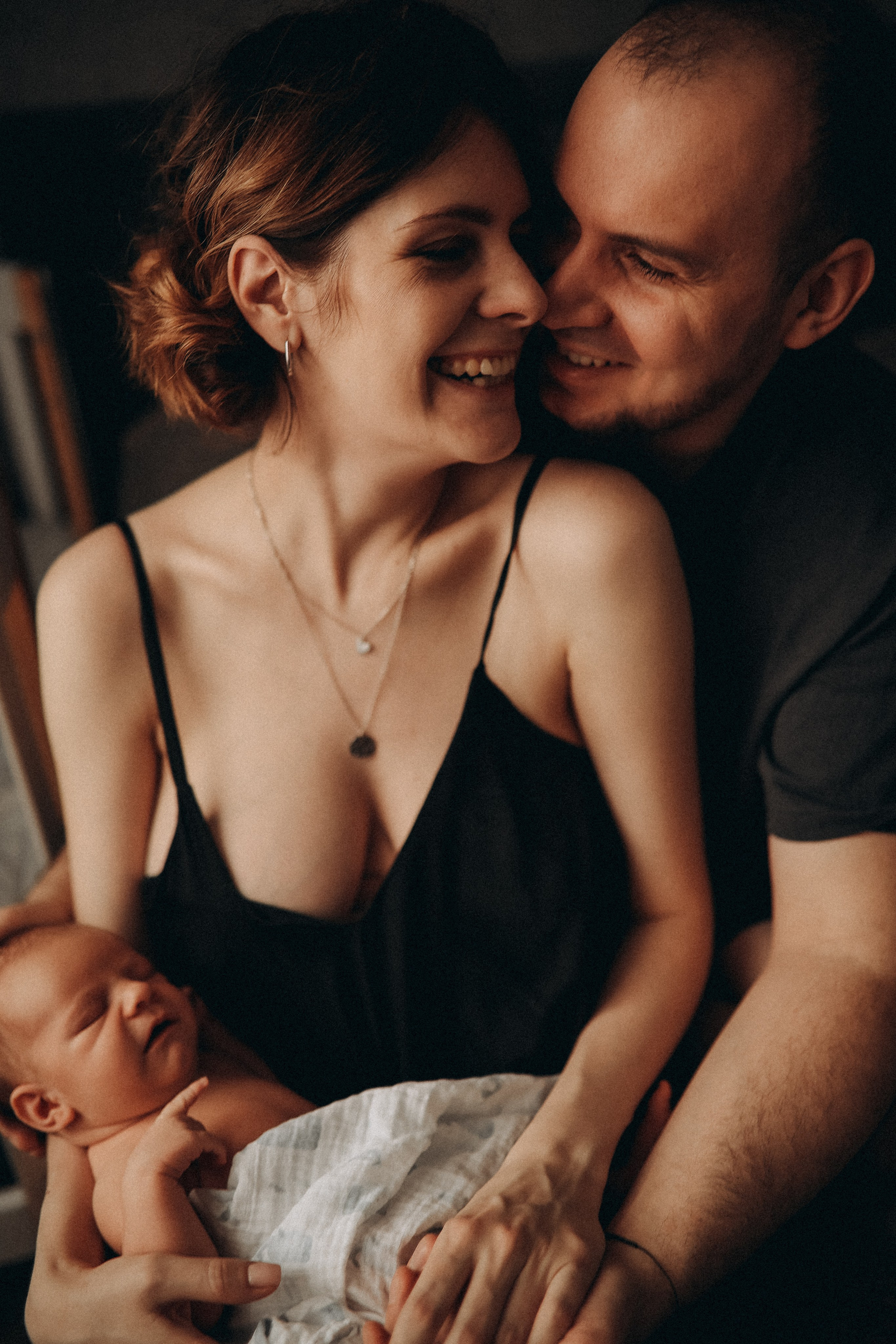 Семейная съёмка с новорожденным в Москве. Семейный фотограф в Москве и Люберцах Юлия Гуськова