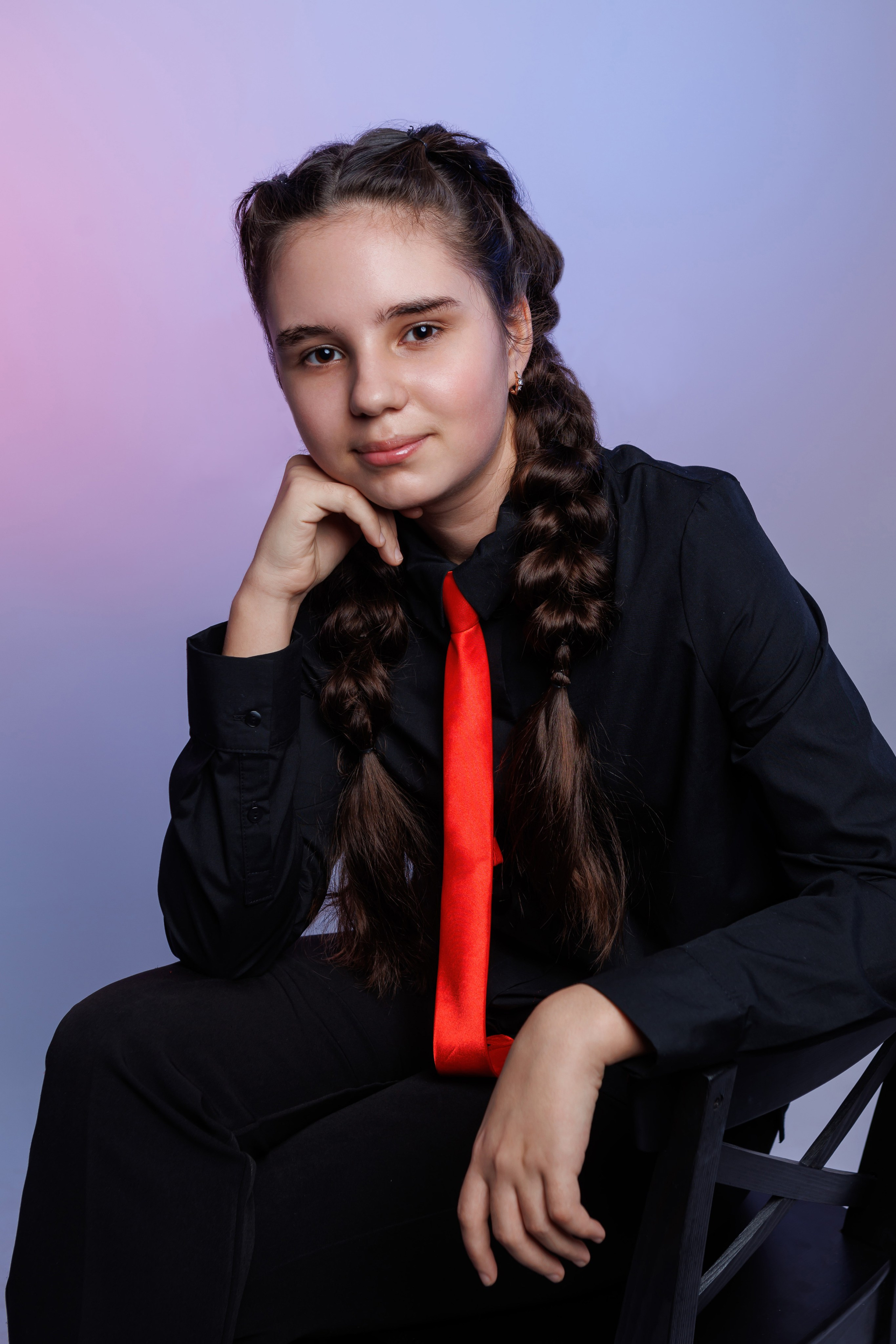 Портреты в студии. Выпускные альбомы в Луге/Школьные съёмки