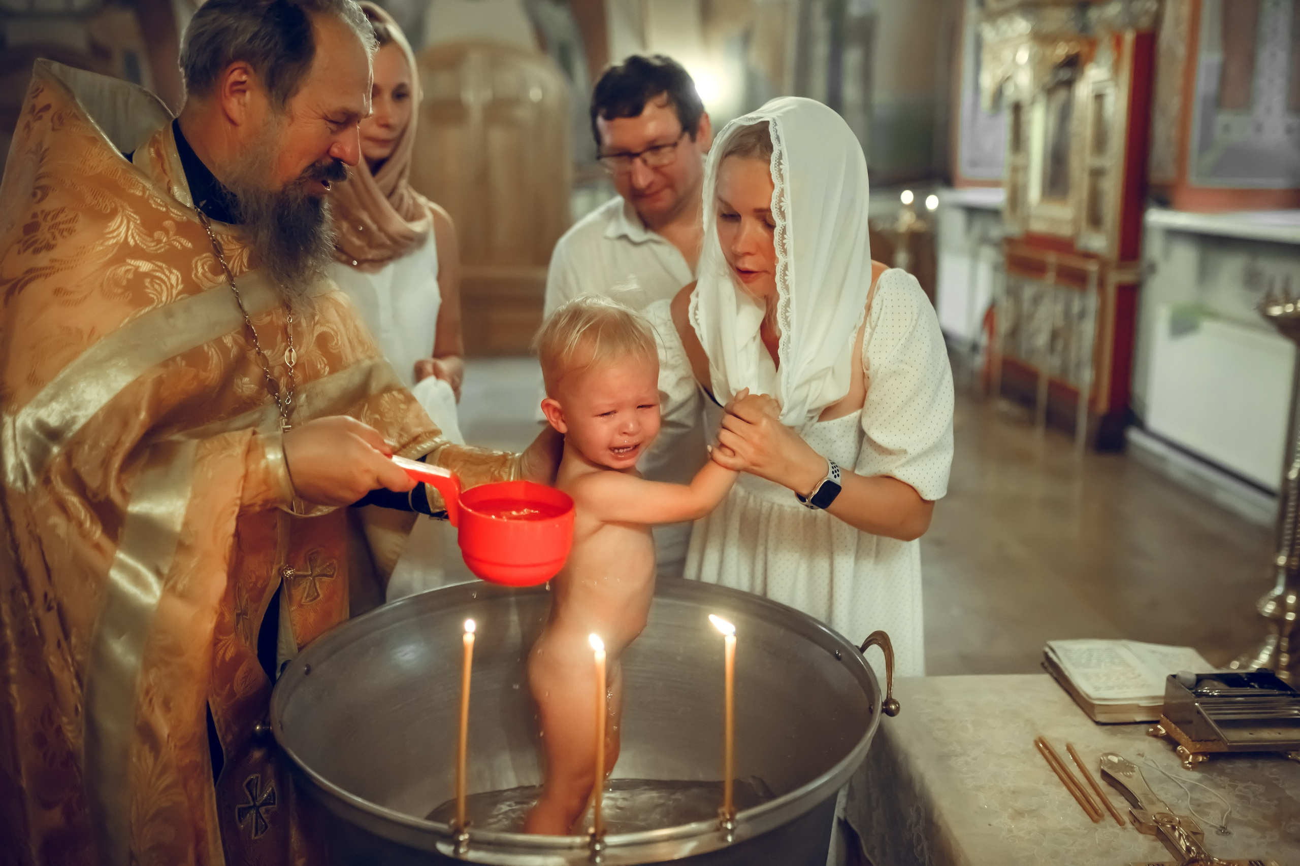 Крещение Яны. Фотограф на Крещение, семейный фотограф в Москве