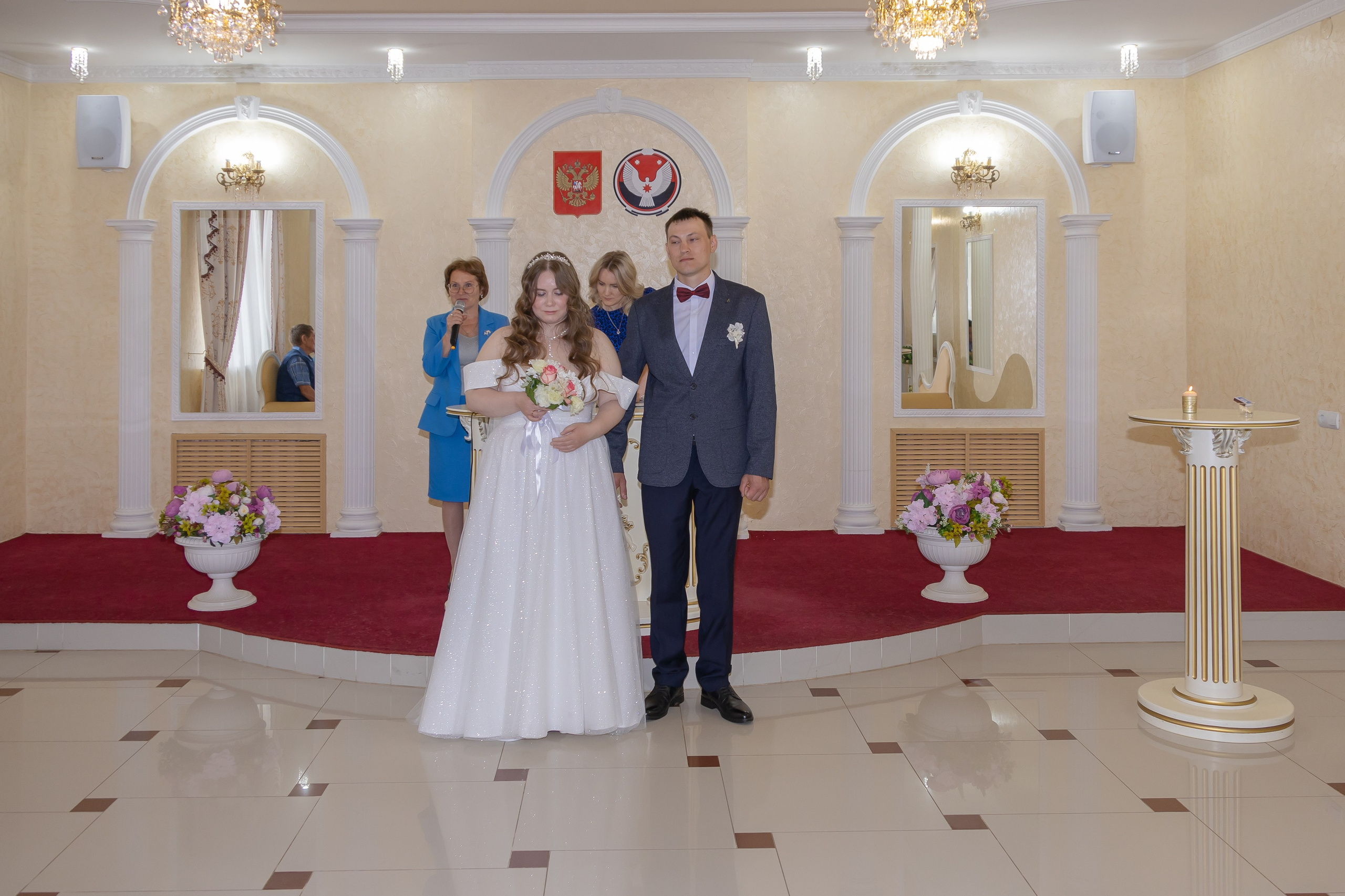 Свадебная съемка регистрации в ЗАГСе г. Можга