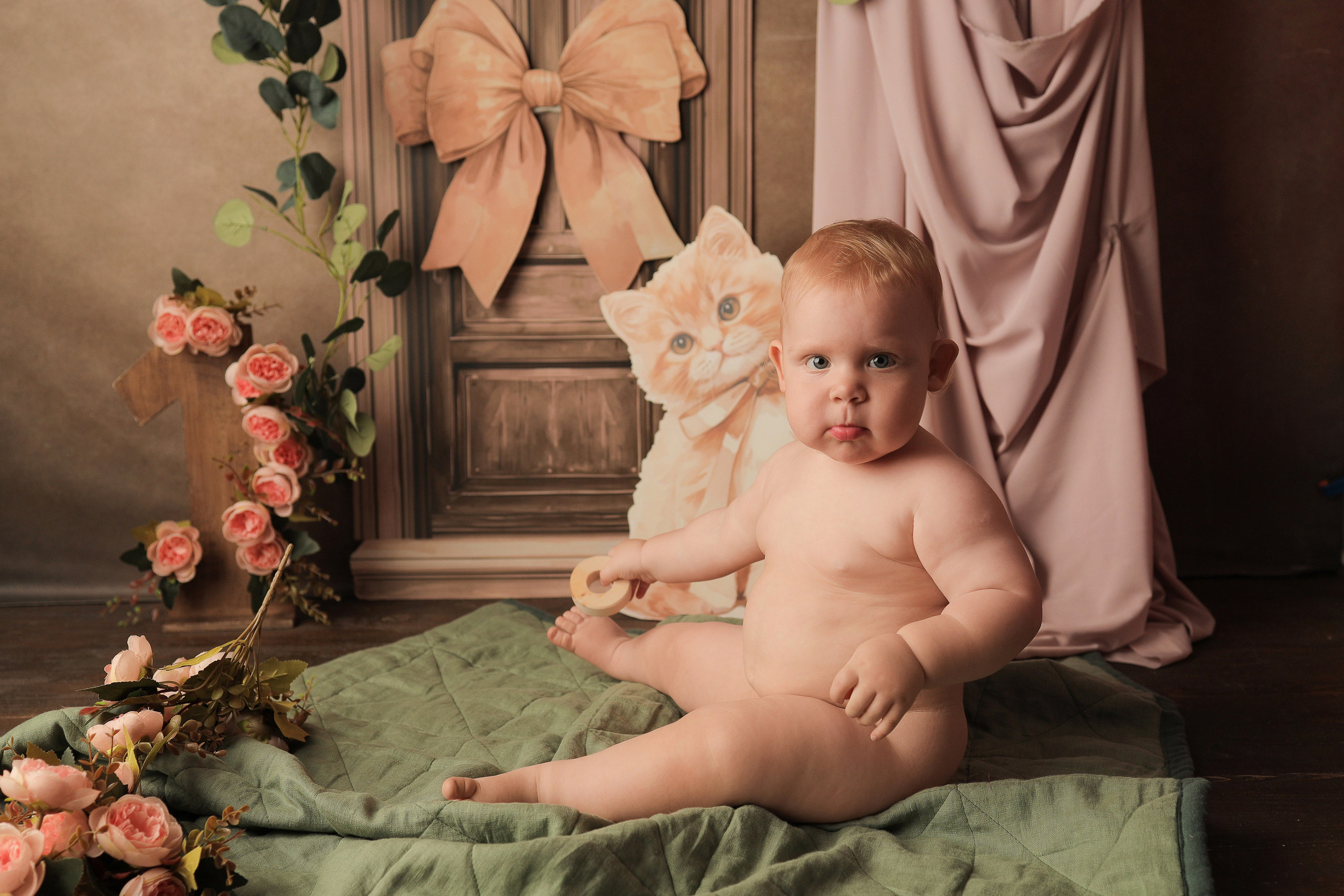 Викуля, 1 годик. Фотограф новорожденных в Новокузнецке Анна Горошникова