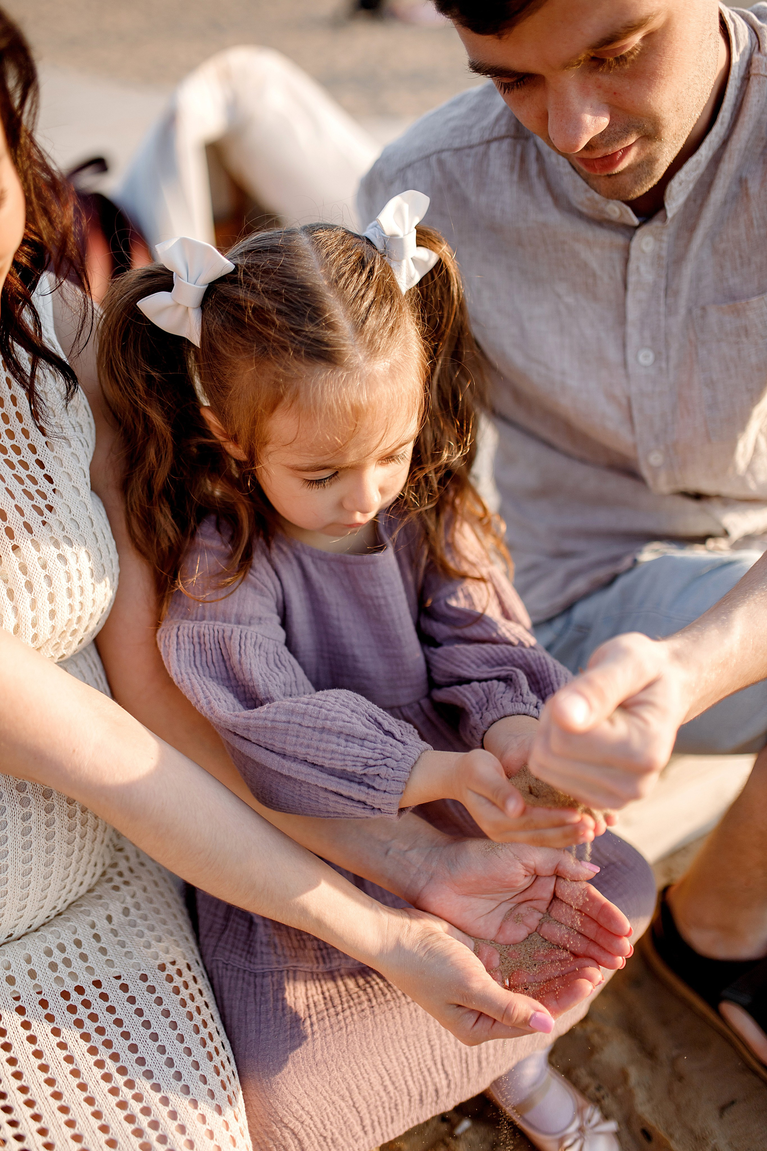 Семейная съёмка на пляже. Свадебный и семейный фотограф в Казани Алина Гилазиева