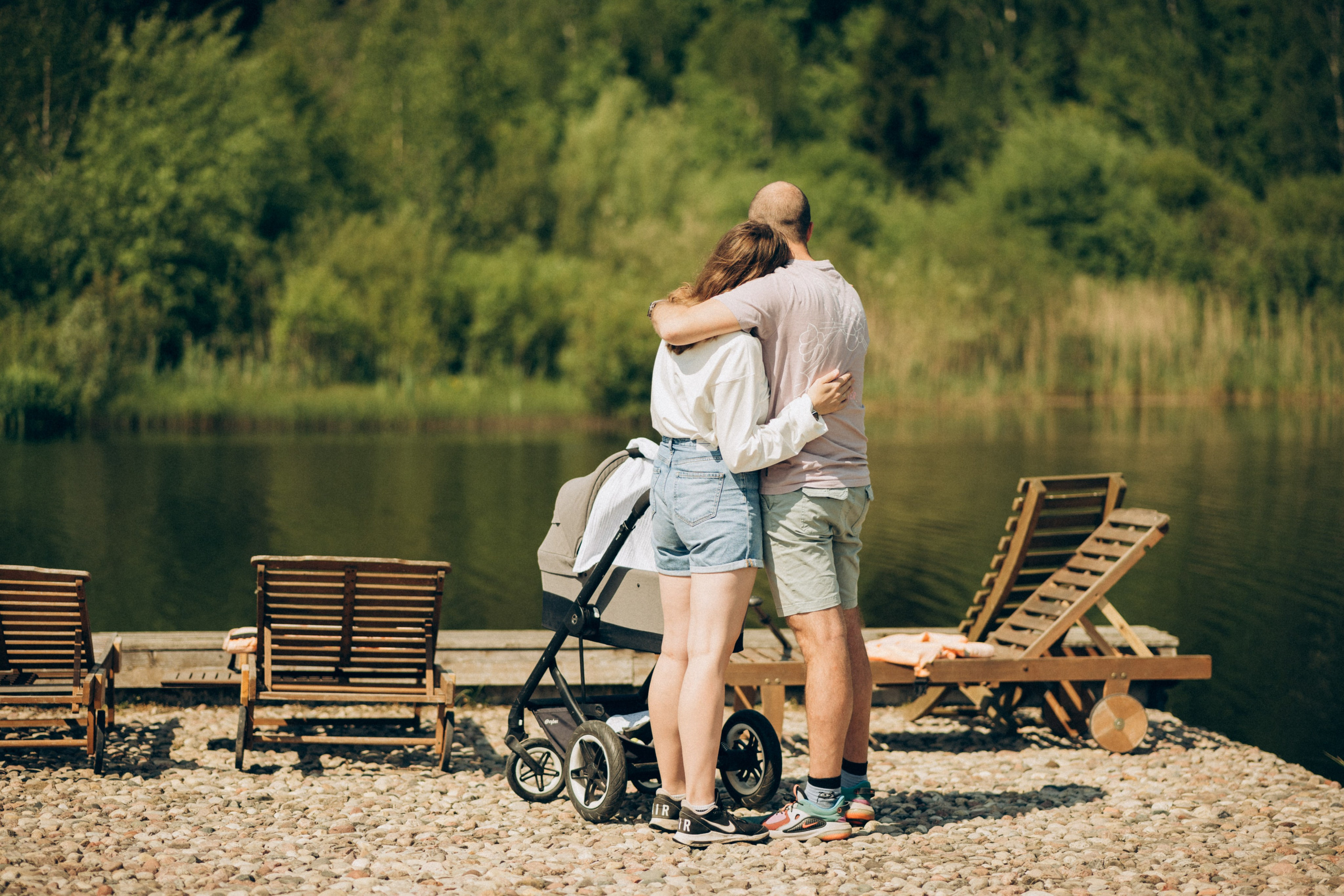 Женя, Аня и Машуня в Лугах