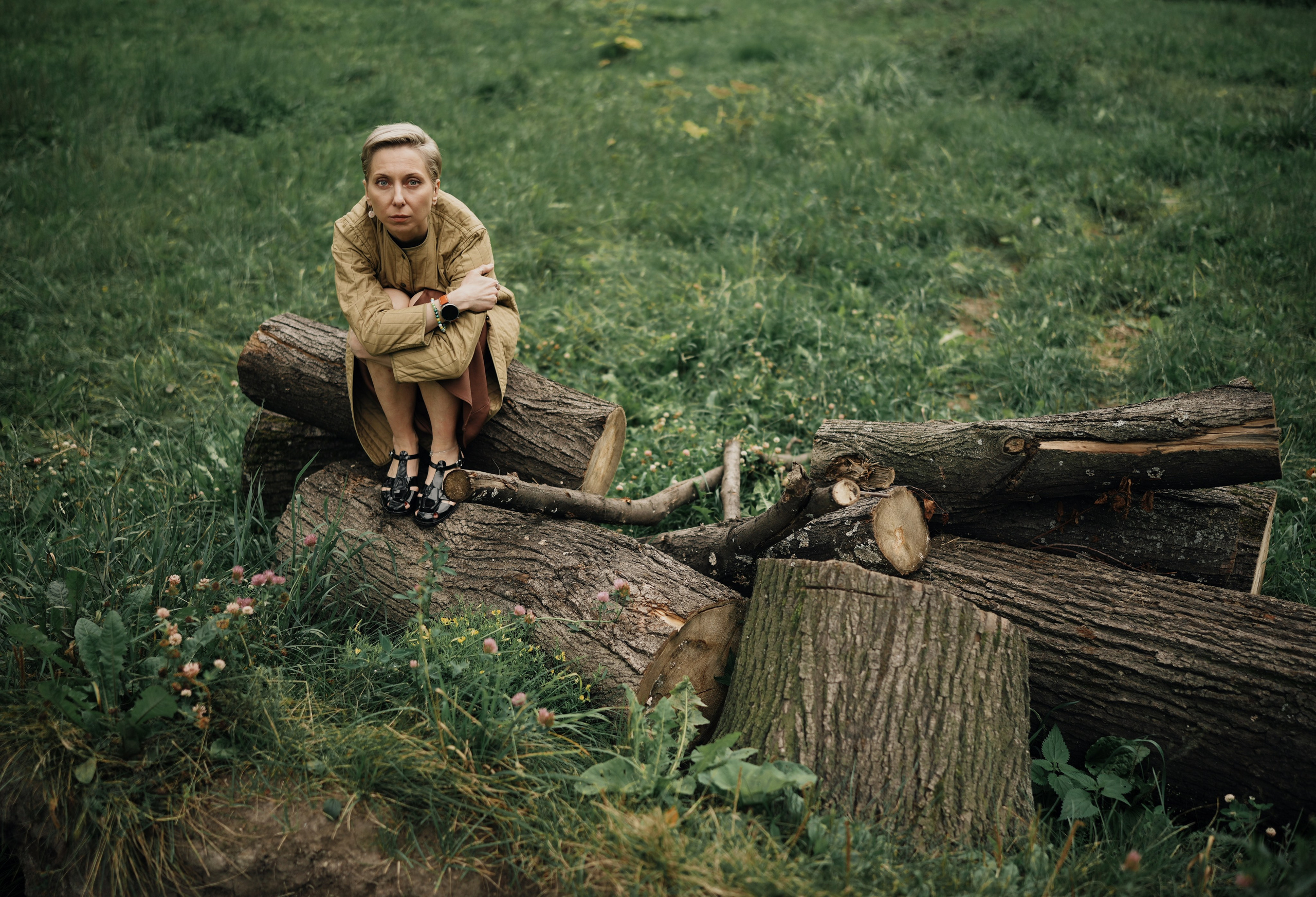 Девушка в летнем парке. Fotографиня из Санкт-Петербурга Настя Шуман