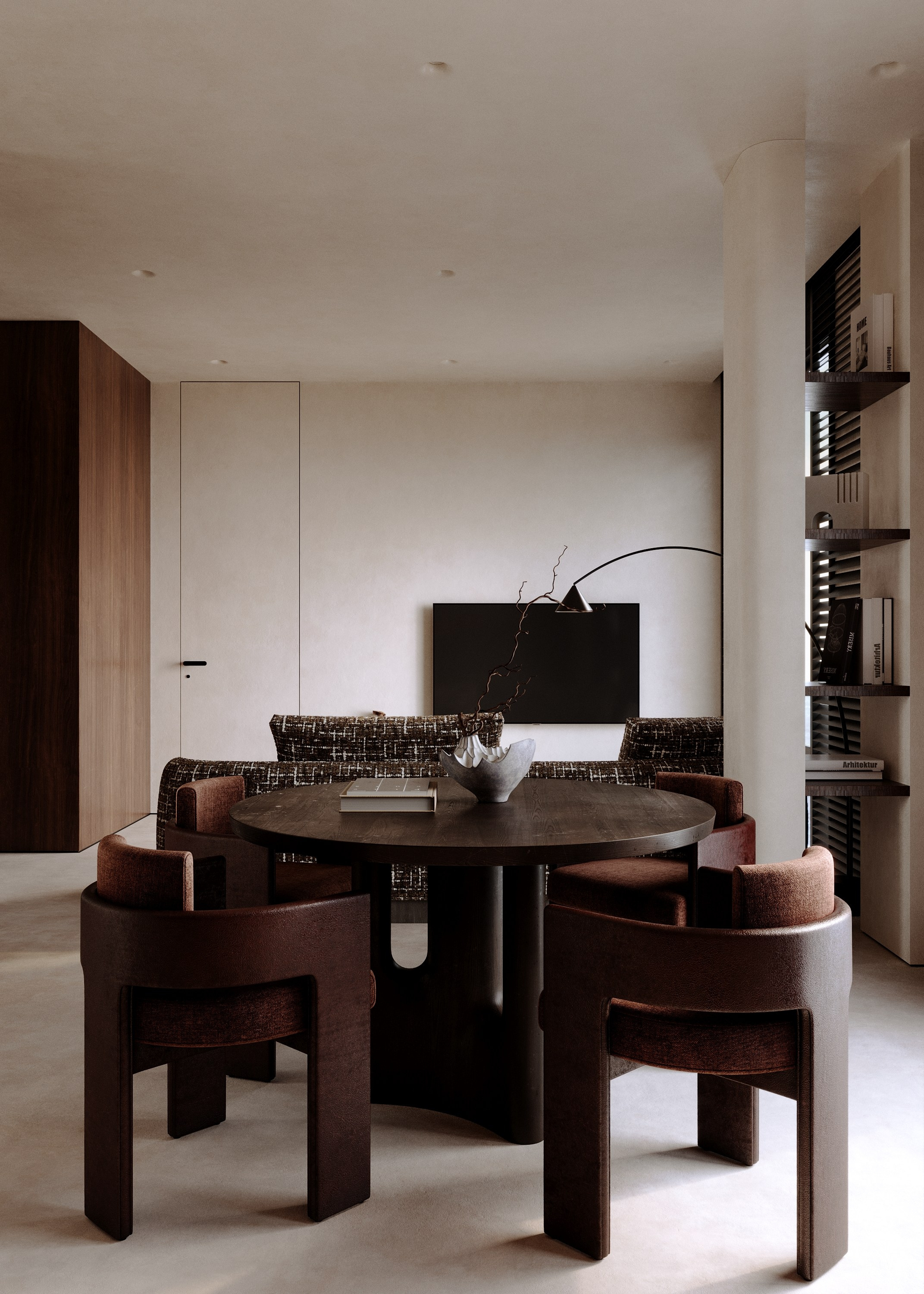 ЖК Глоракс | кухня-гостиная. 3d визуализатор Валерия Романова