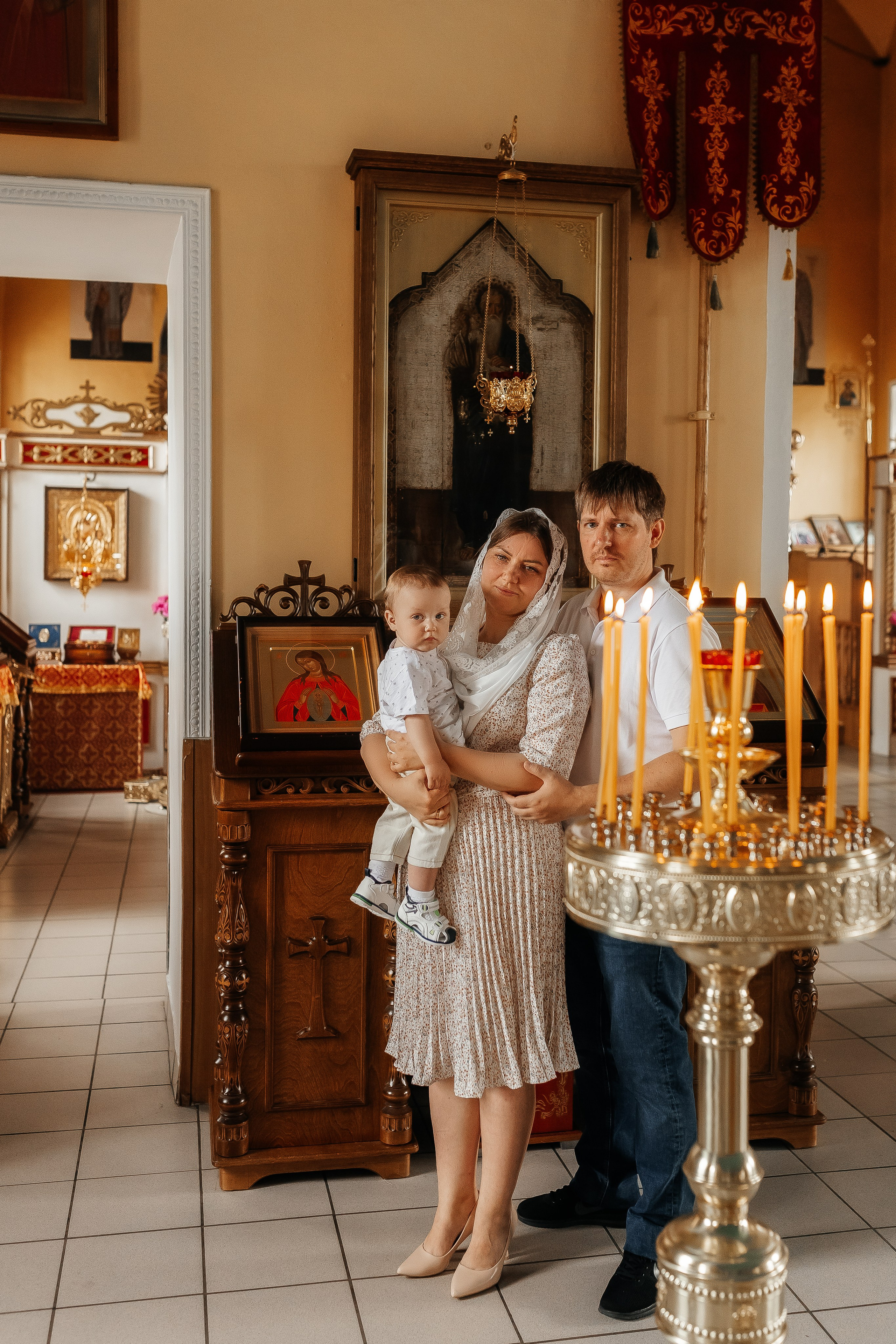 Крещение Даниила. Съемка Таинств Крещения Венчания, детские и семейные съемки в Пензе