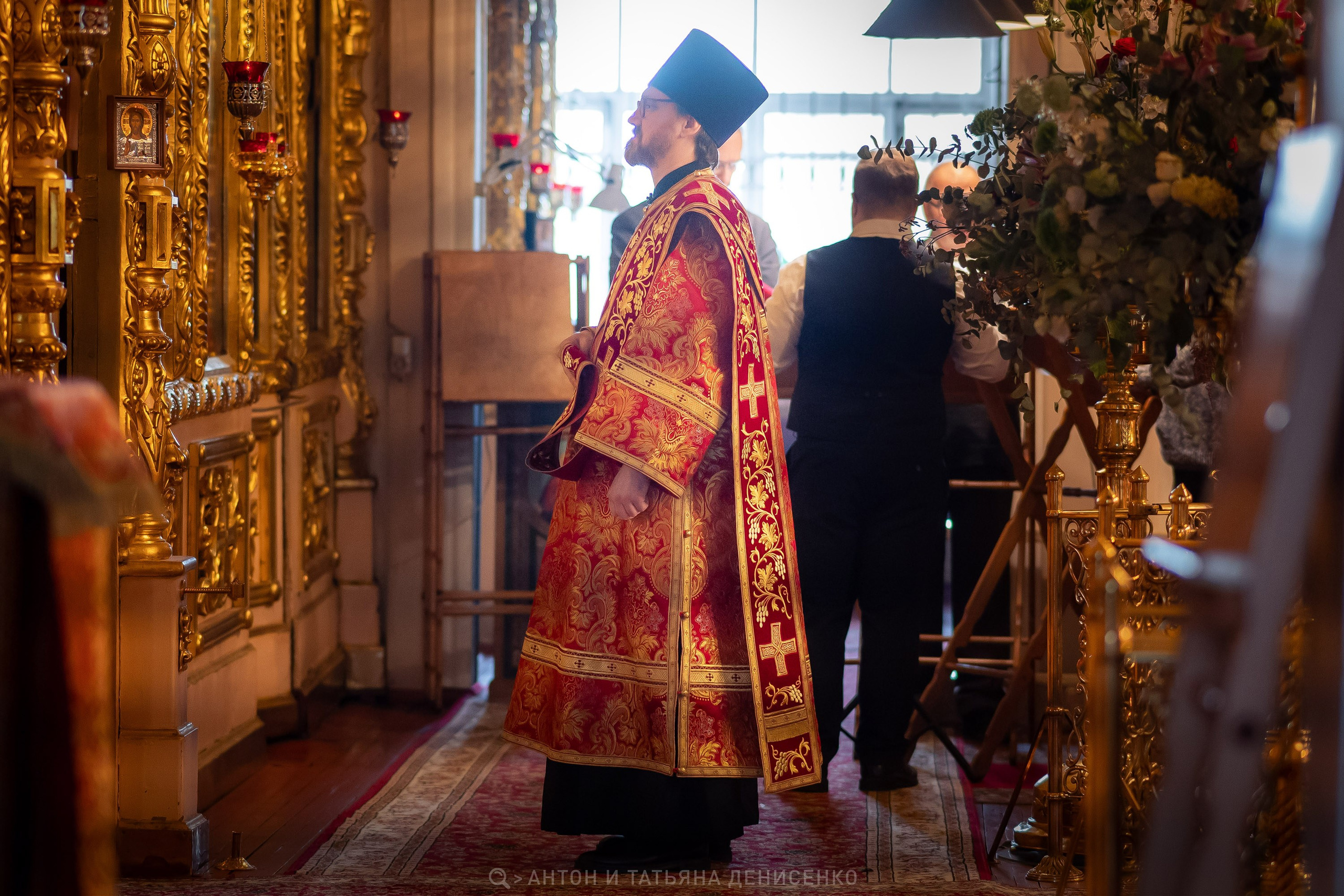 Храм Преображения Господня в Богородском. Антипасха. Антон и Татьяна Денисенко — В храме