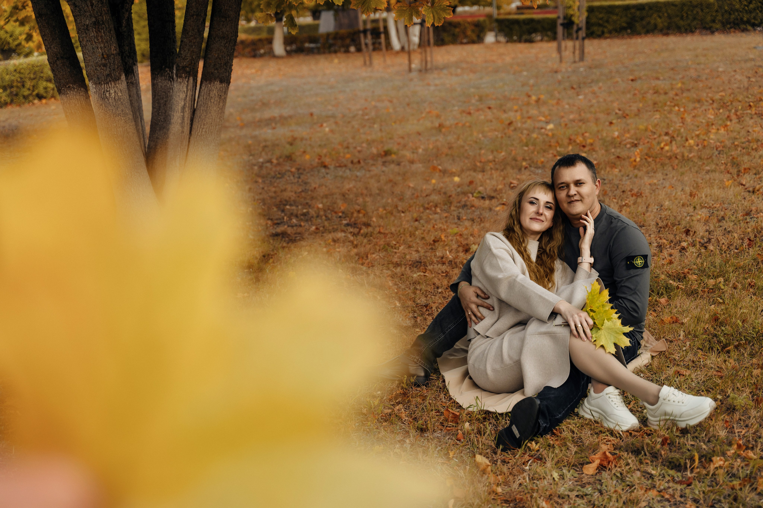 Осенняя фотосессия в стиле Love Story. Семейный фотограф в Белгороде Амелина Алина