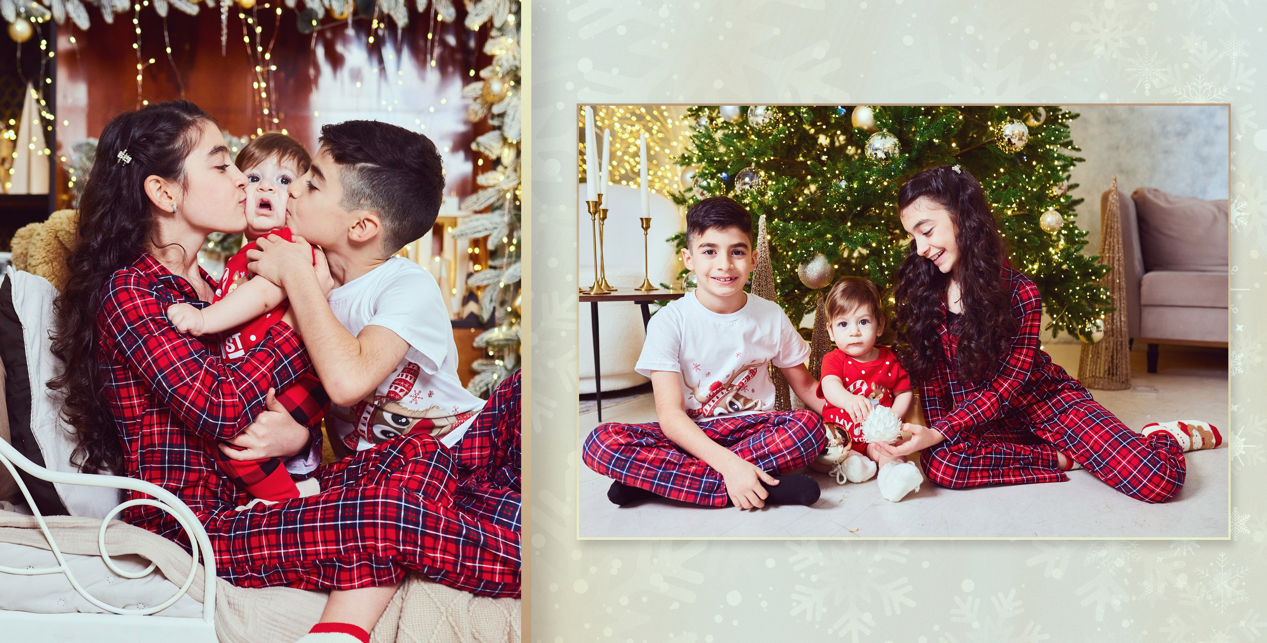 Красивая семья с тремя детками. Фотохудожник Наталия Кирсанова