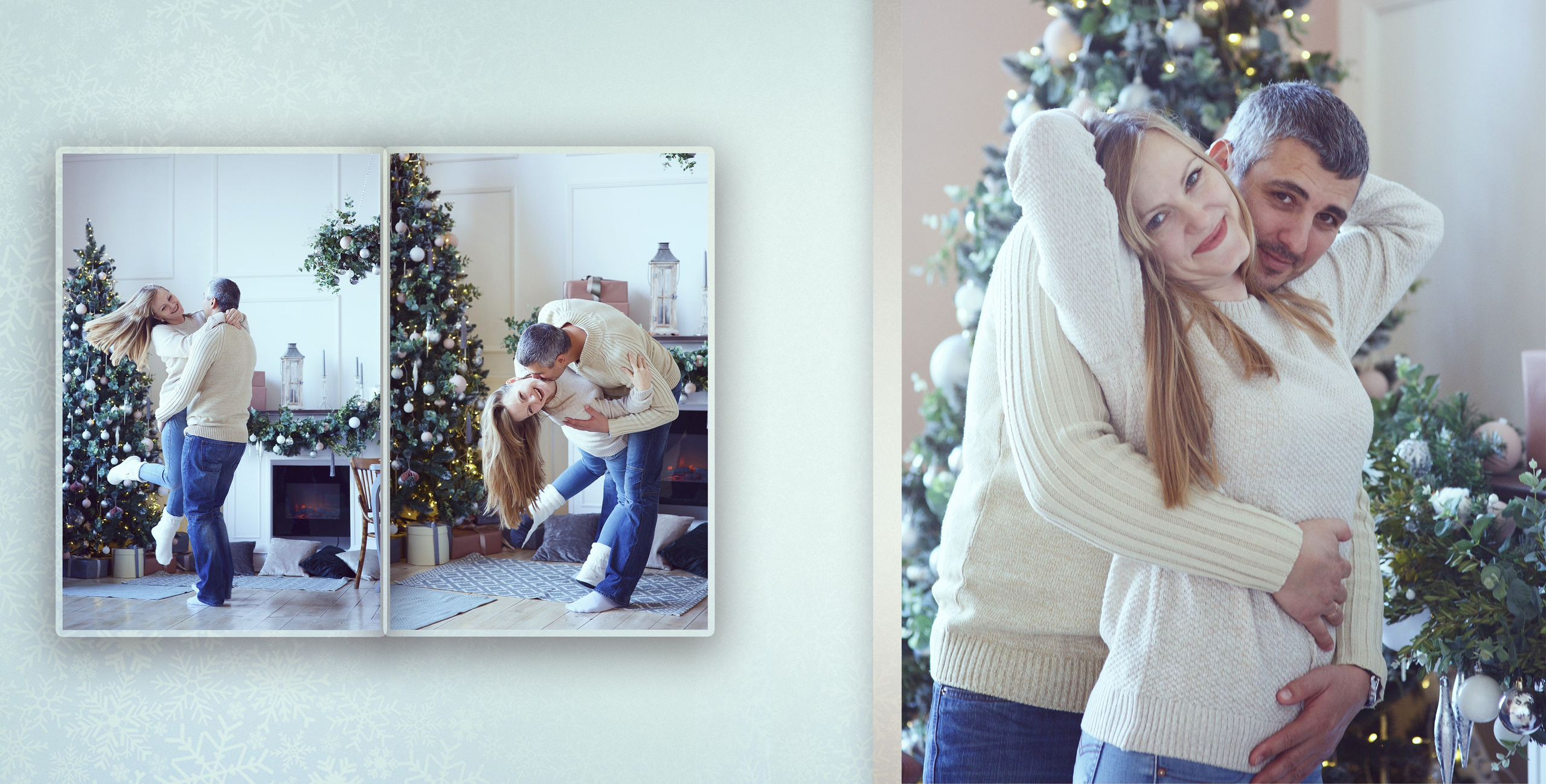 Новогодняя фотокнига очень весёлой семьи. Фотохудожник Наталия Кирсанова