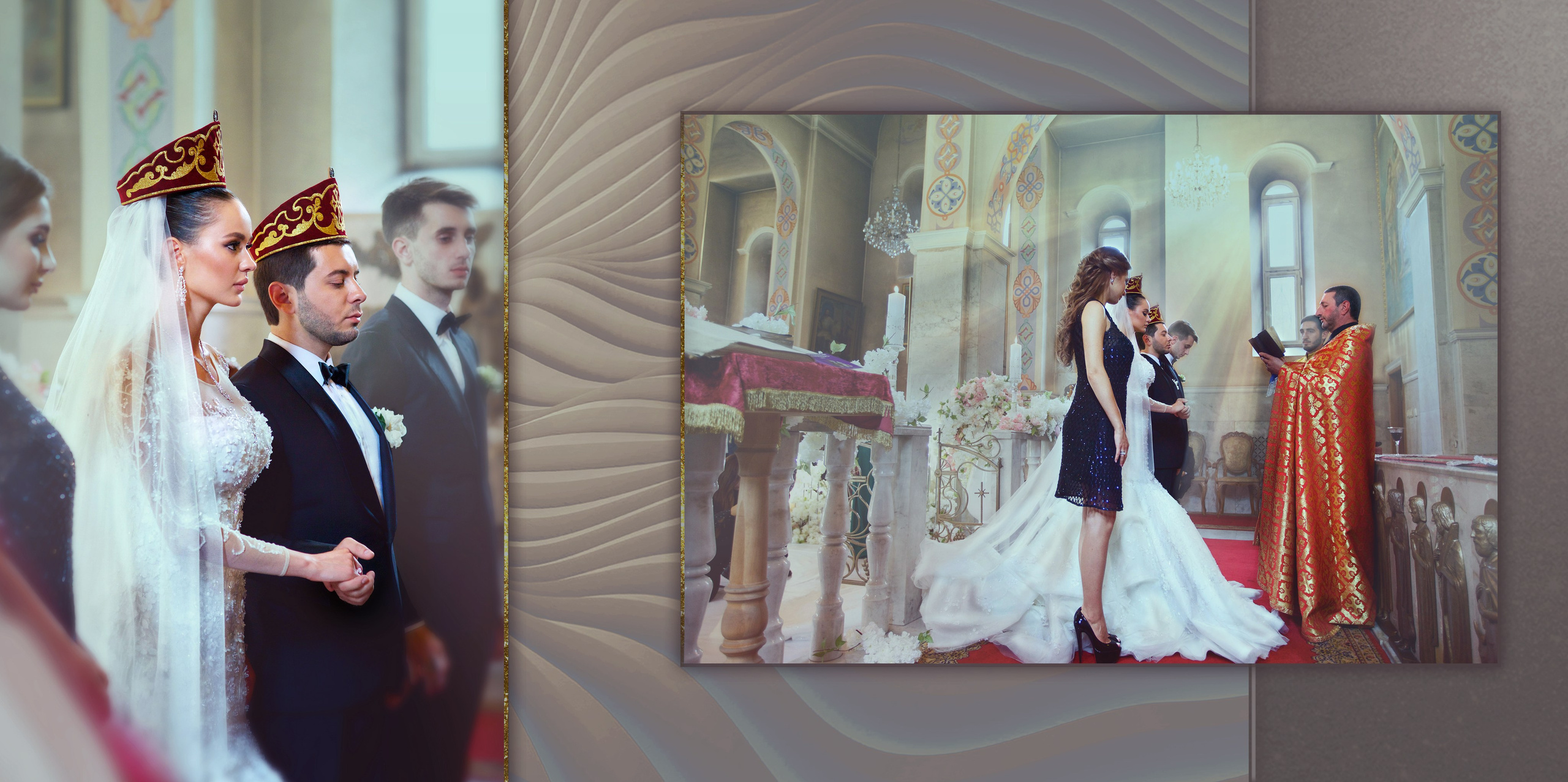 Свадебная фотокнига. Фотограф Кирсанова Наталия. Фотохудожник Наталия Кирсанова