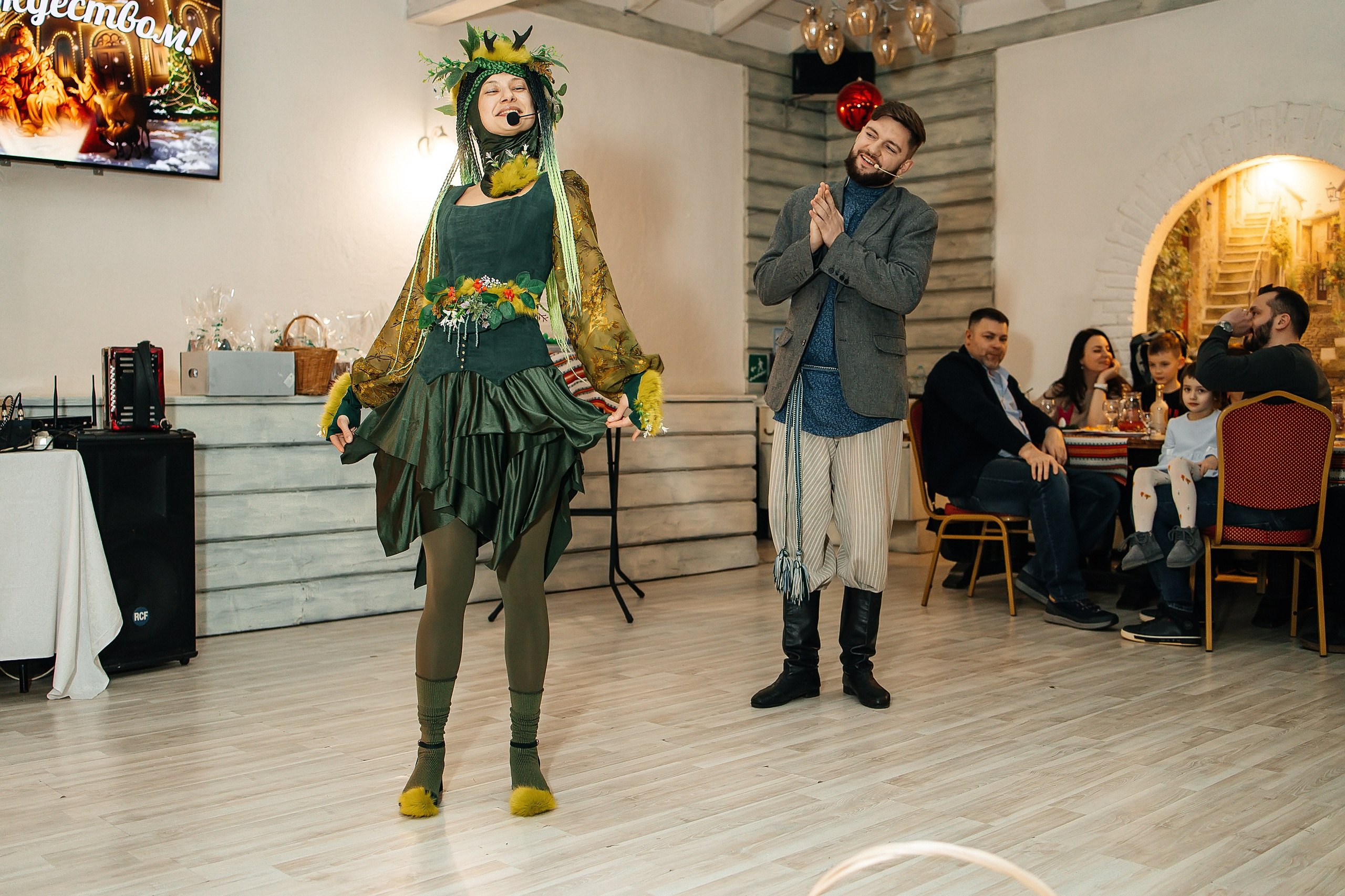 Рождество в ресторане «Казачок». Александр Антонов. Профессиональный свадебный, репортажный фотограф в Москве, Подольске. Фото+Видео на любой праздник