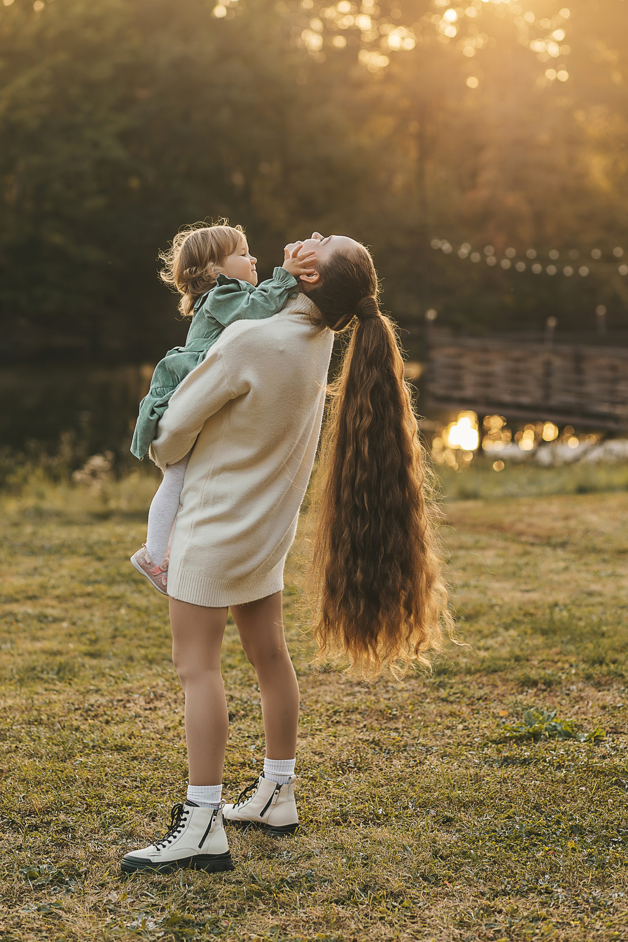 Осеняя Фотосессия мамы с дочками. Семейный и женский фотограф в Москве Надежда Воробьева