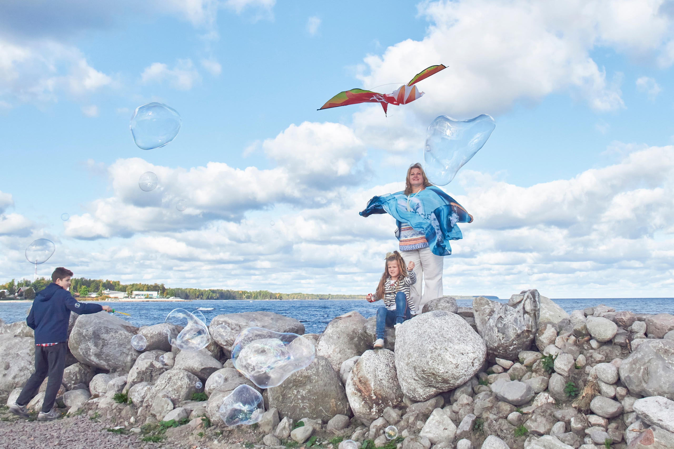 Семейная съёмка на Ладоге. Свадебный, семейный и контент фотограф в Санкт- Петербурге Елена Грие