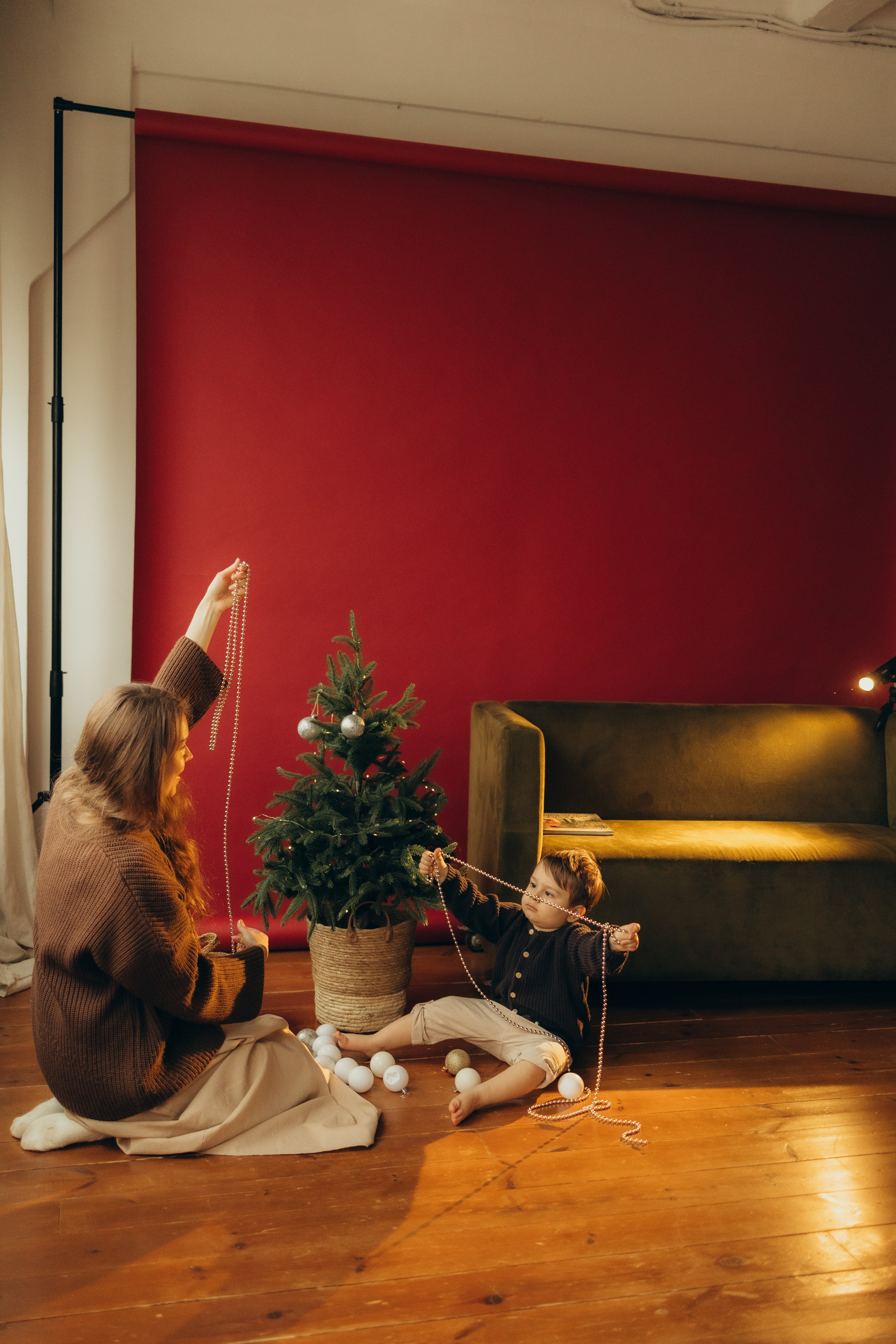 Семейная новогодняя фотосессия. Семейный фотограф в Москве Бунина Маргарита