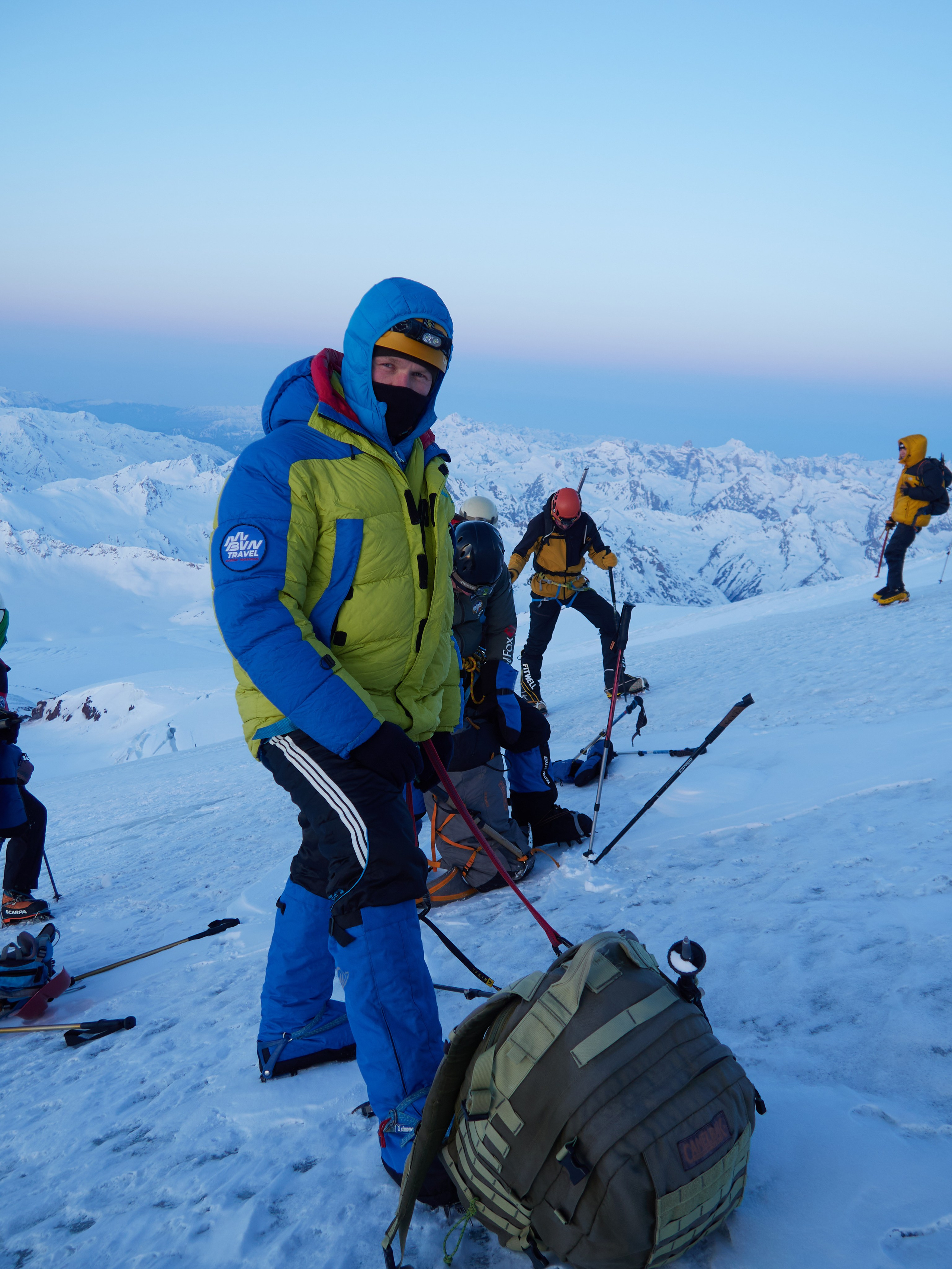 Фотограф на Эльбрусе