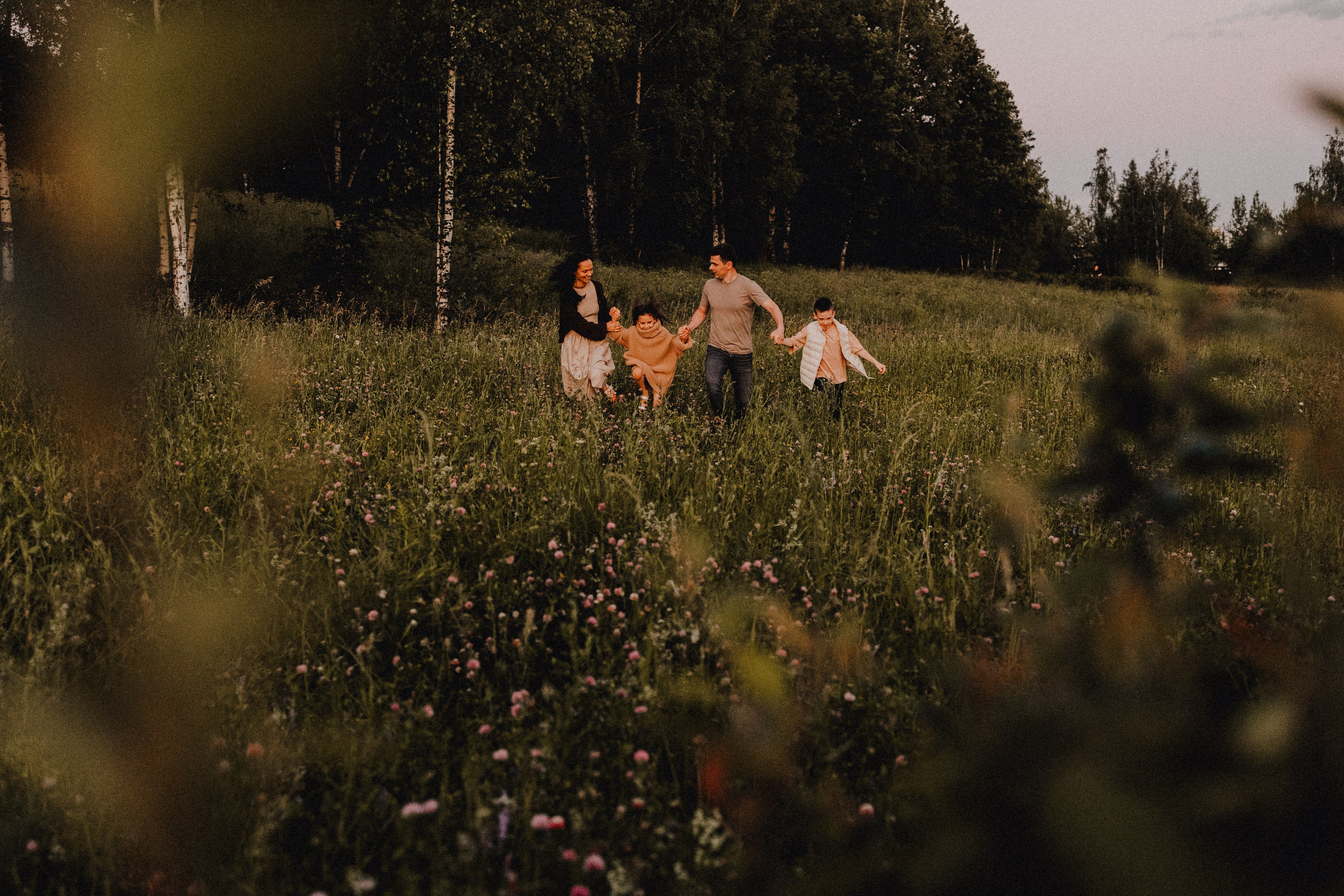 Илья, Катя, Ваня и Соня. Семейный фотограф Москва