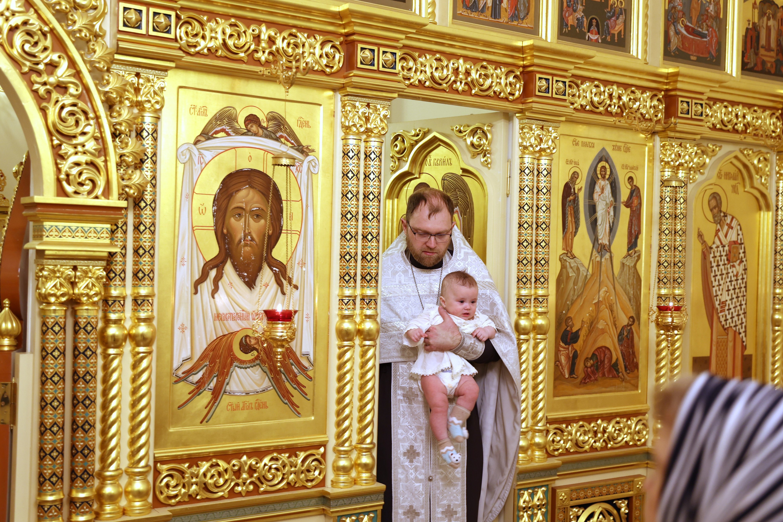 Крещение Серофима. Свадебный и семейный фотограф г. Саранск