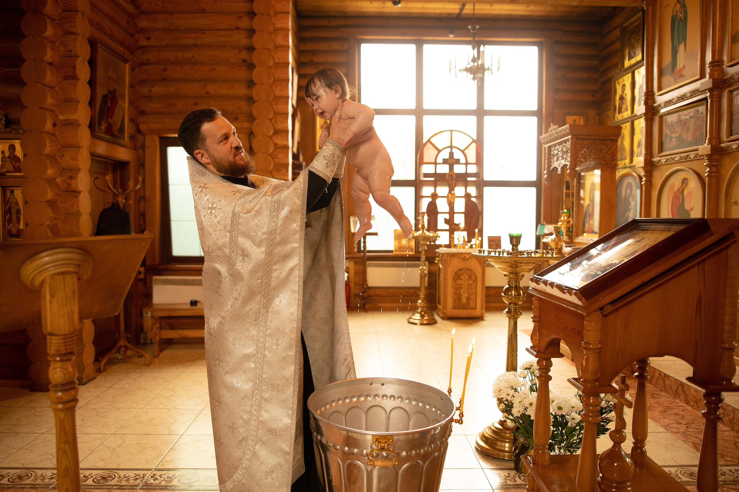 КРЕЩЕНИЕ. Фотограф новорожденных г. Тула